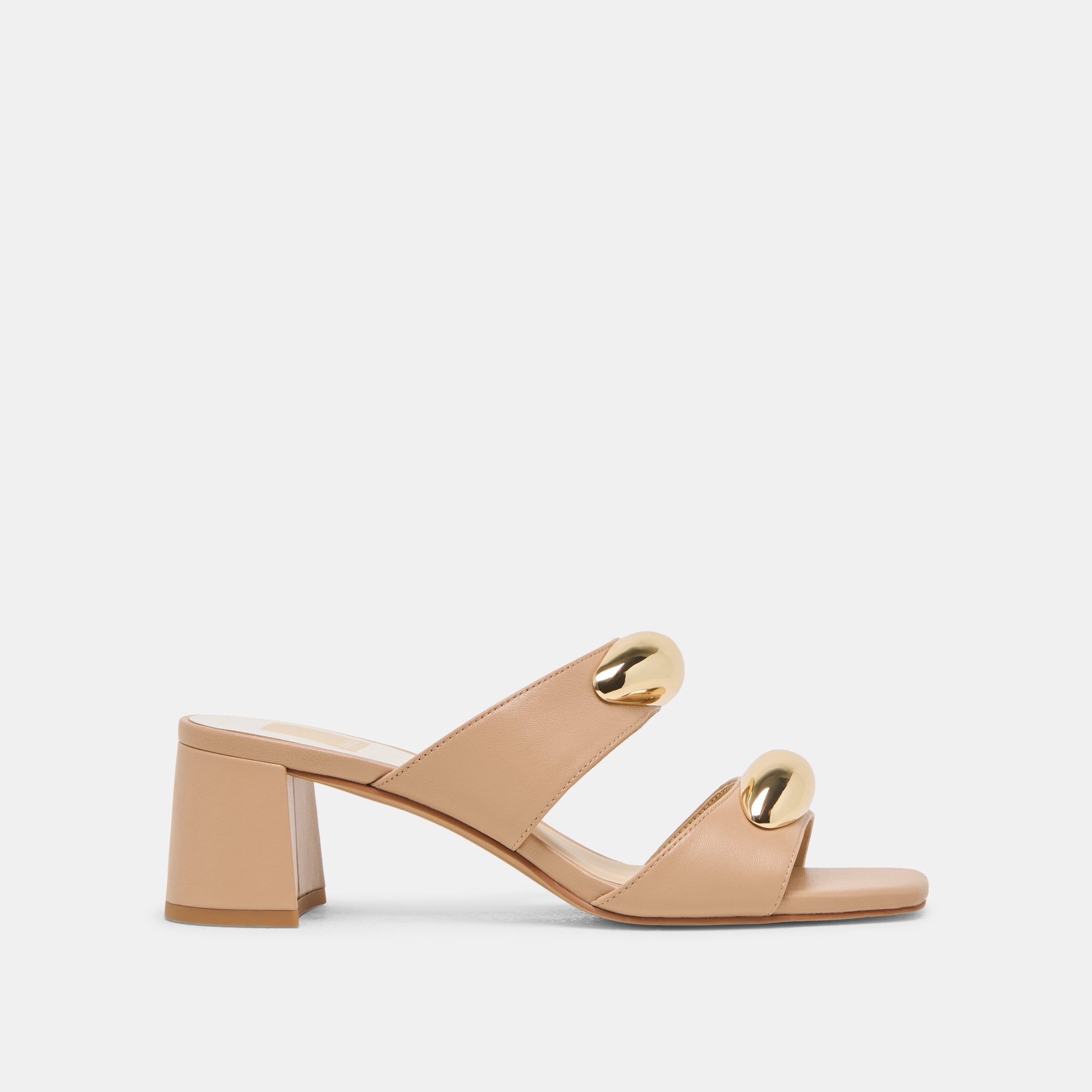 Barnet Light Tan Leather Heels / Dolce Vita