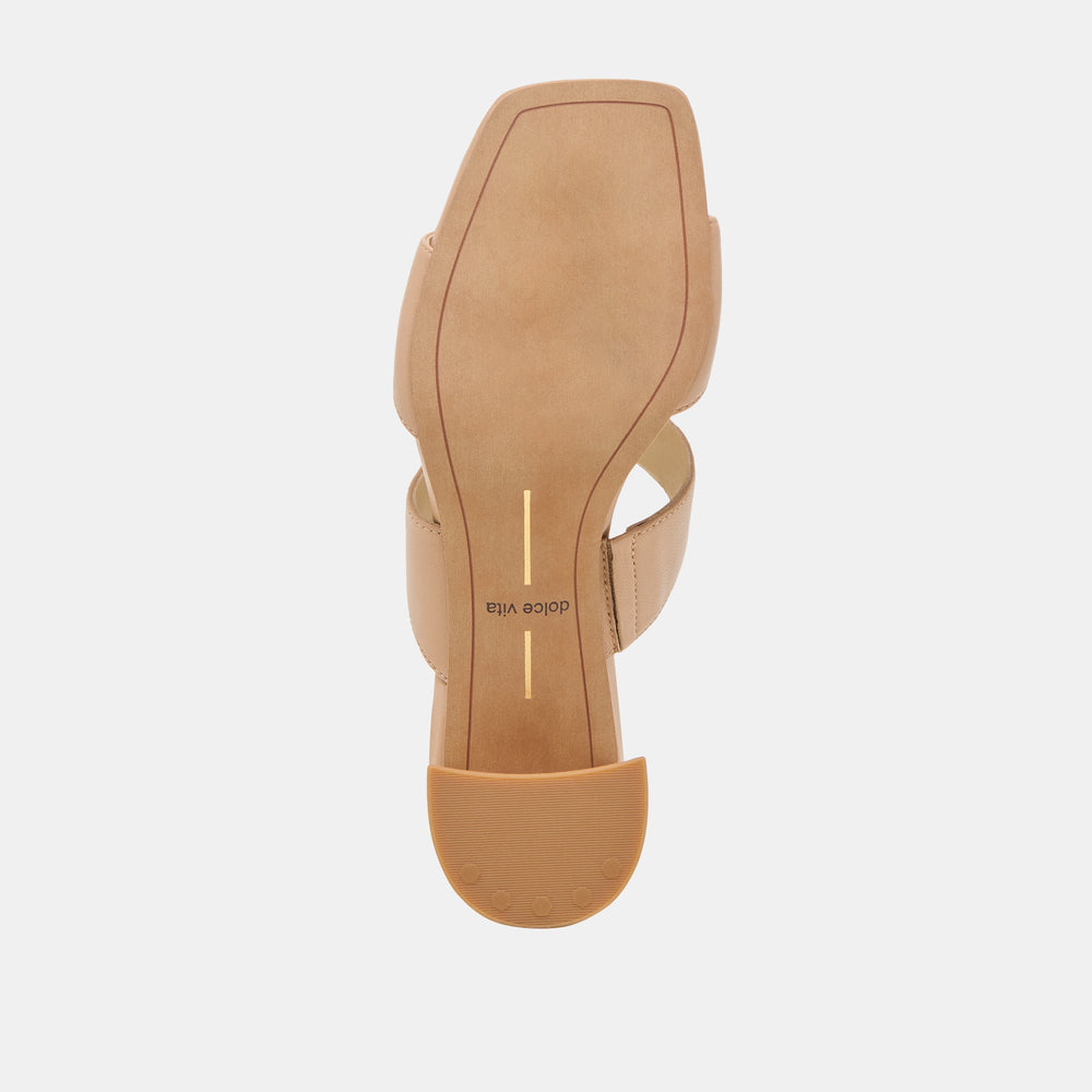 Barnet Light Tan Leather Heels / Dolce Vita