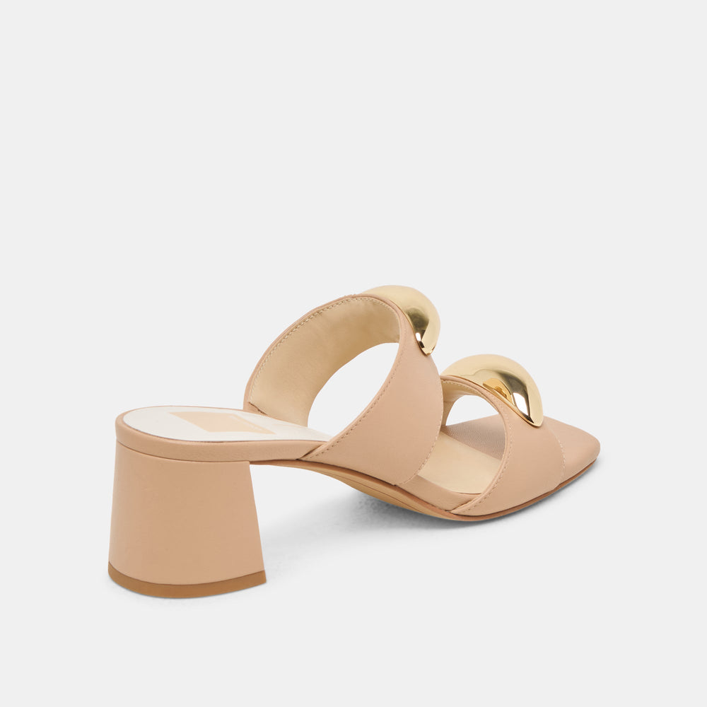 Barnet Light Tan Leather Heels / Dolce Vita