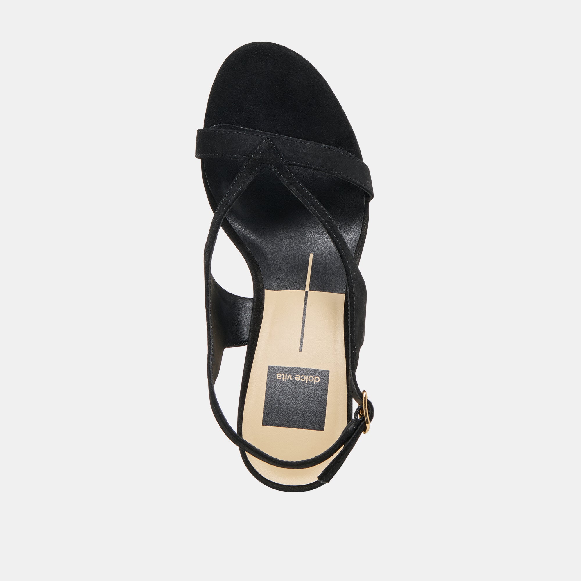 Izela Onyx Suede Heels / Dolce Vita