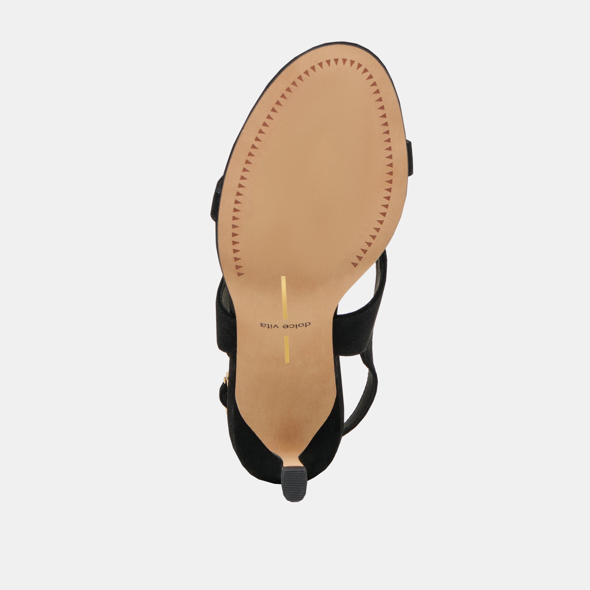 Izela Onyx Suede Heels / Dolce Vita