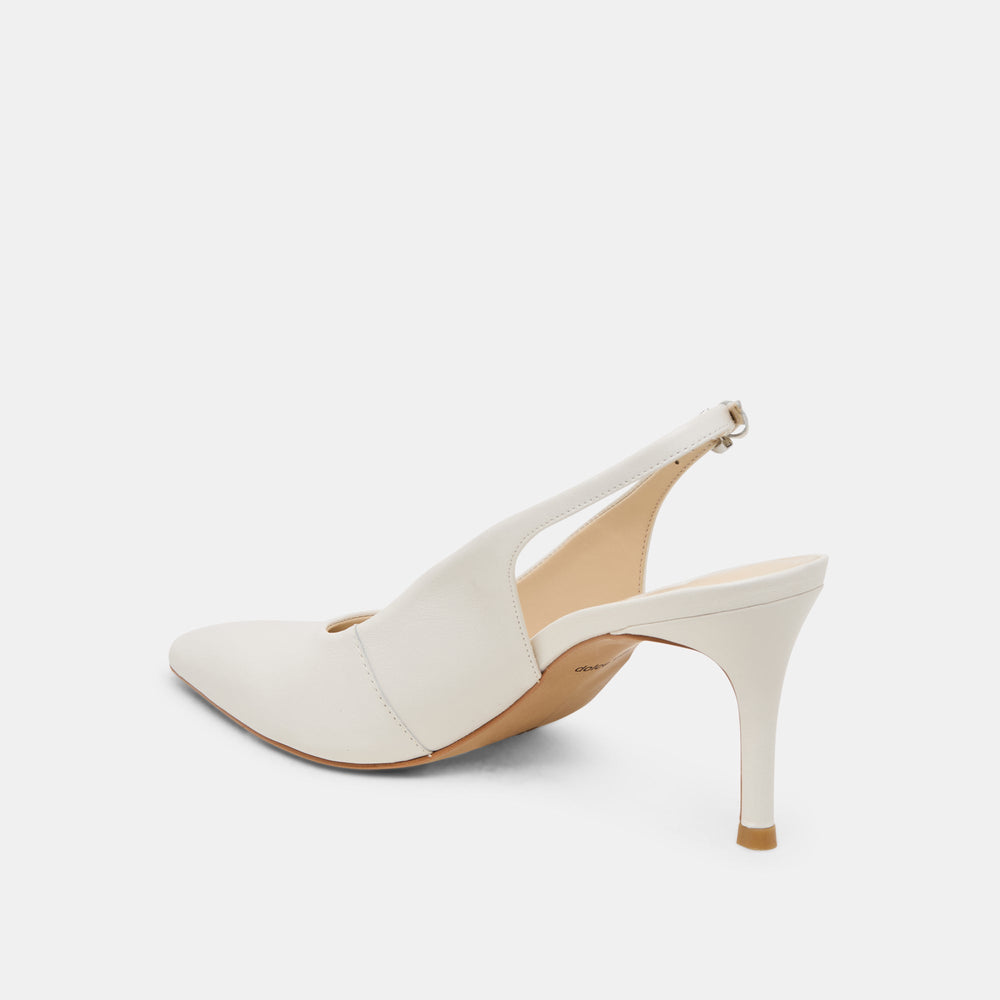 ELASI HEELS WHITE LEATHER
 – Dolce Vita / Dolce Vita