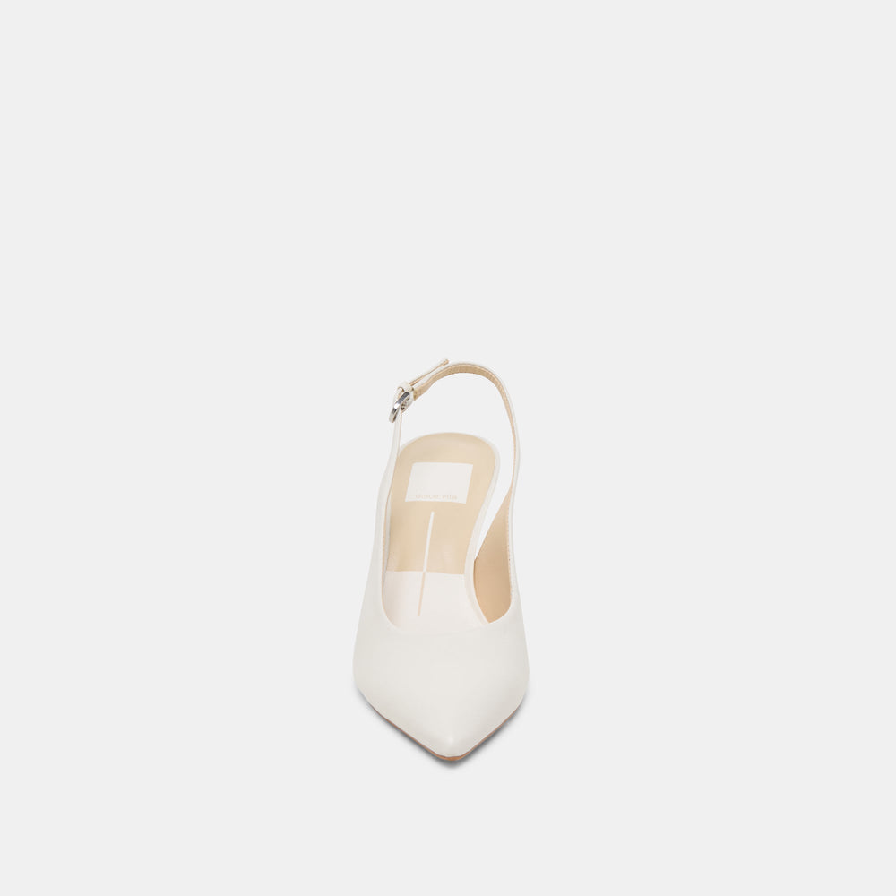 ELASI HEELS WHITE LEATHER
 – Dolce Vita / Dolce Vita