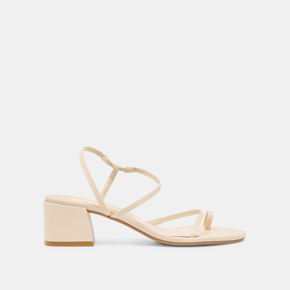 Trini Creme Leather Heels / Dolce Vita