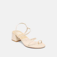Trini Creme Leather Heels / Dolce Vita