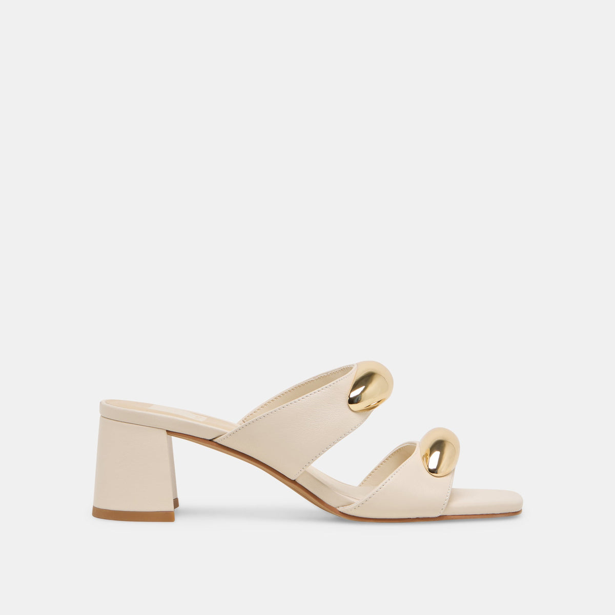 Barnet Bone Leather Heels / Dolce Vita