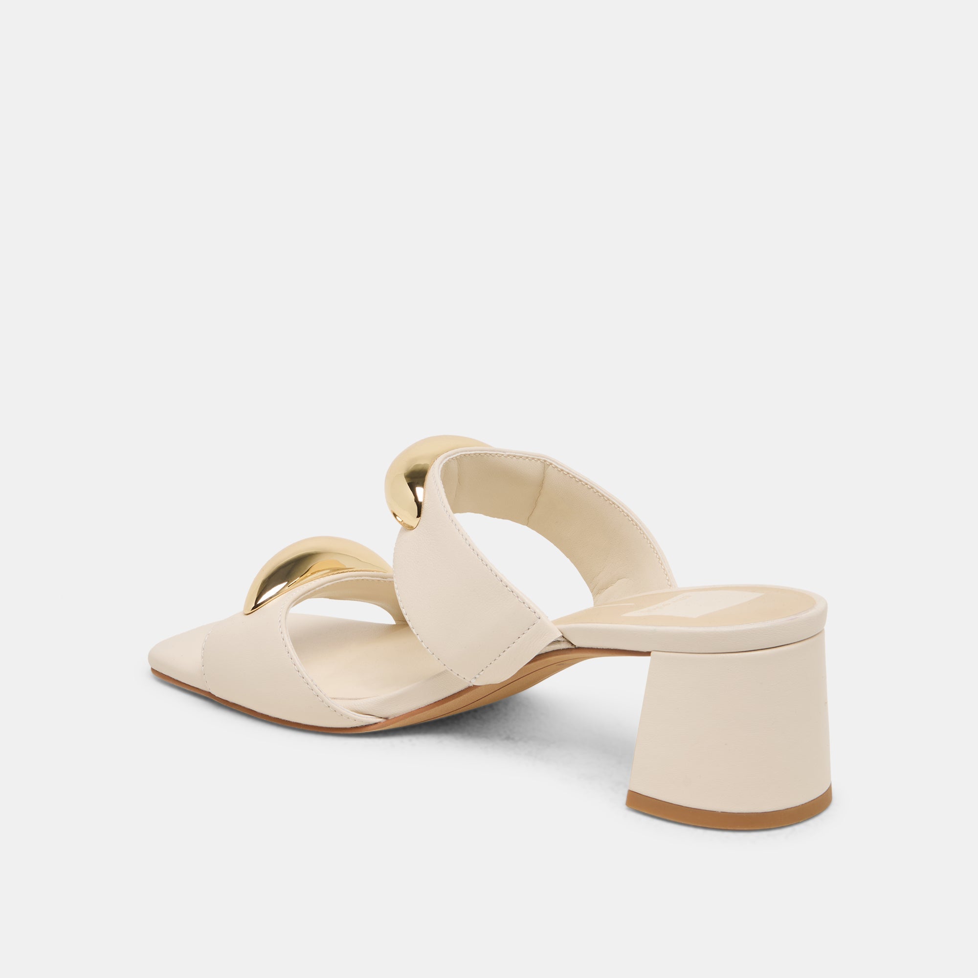 Barnet Bone Leather Heels / Dolce Vita