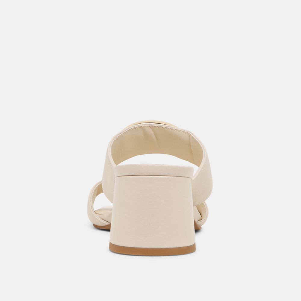 Barnet Bone Leather Heels / Dolce Vita