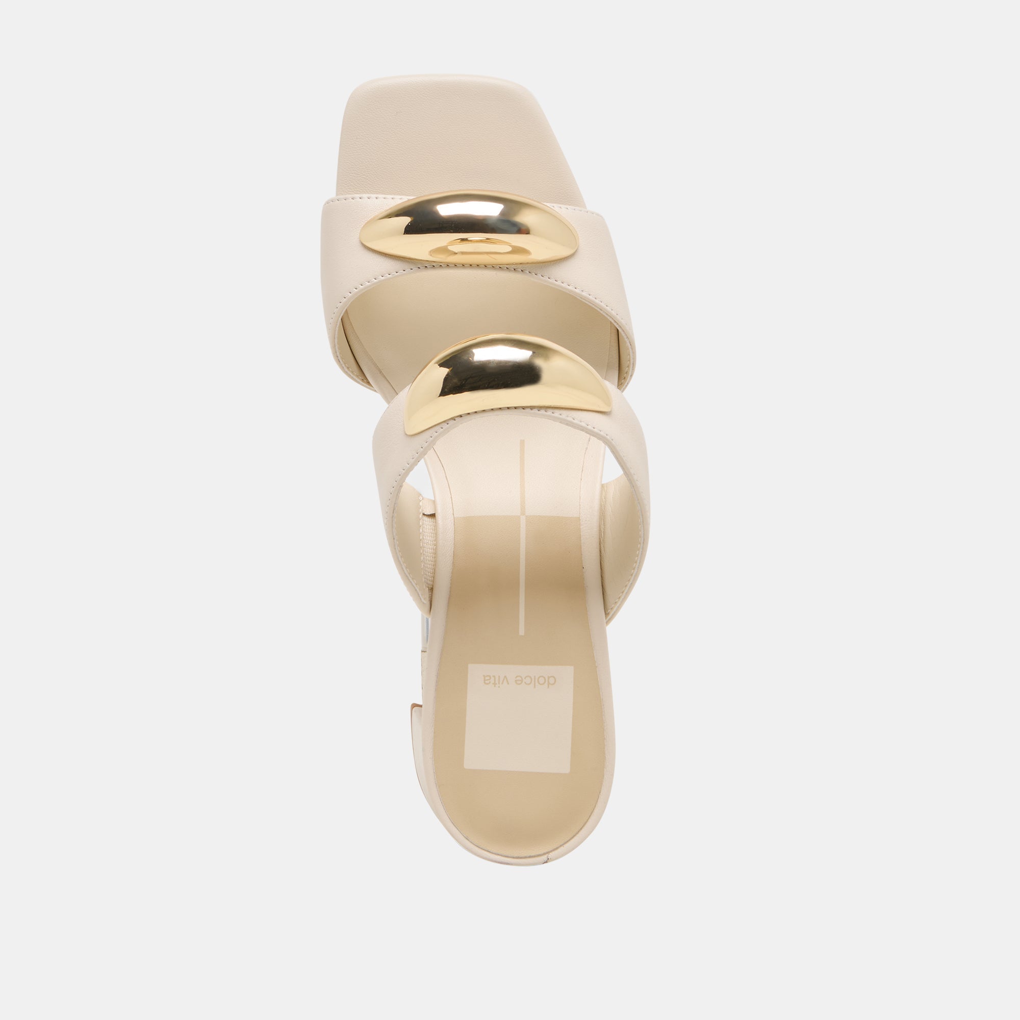 Barnet Bone Leather Heels / Dolce Vita