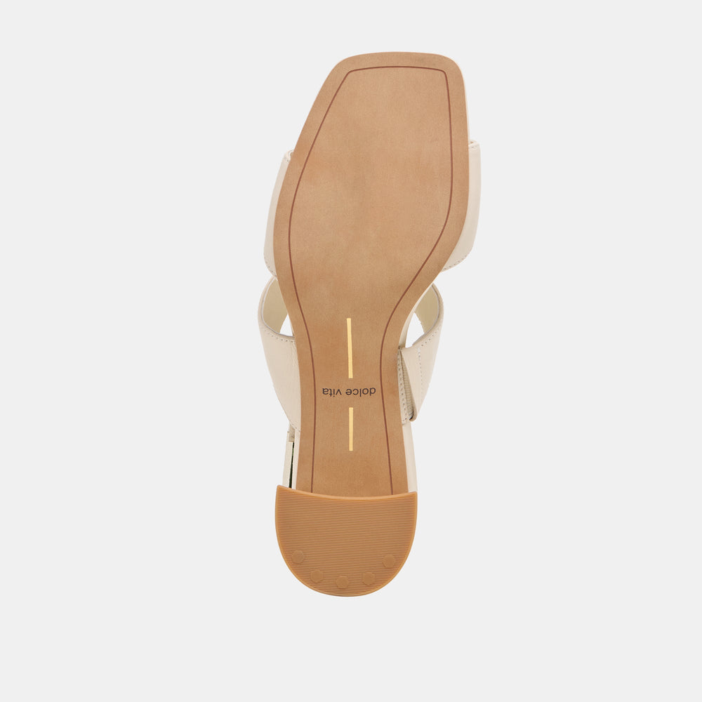 Barnet Bone Leather Heels / Dolce Vita