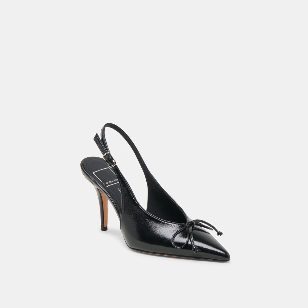 GEENA HEELS BLACK LEATHER
 – Dolce Vita / Dolce Vita