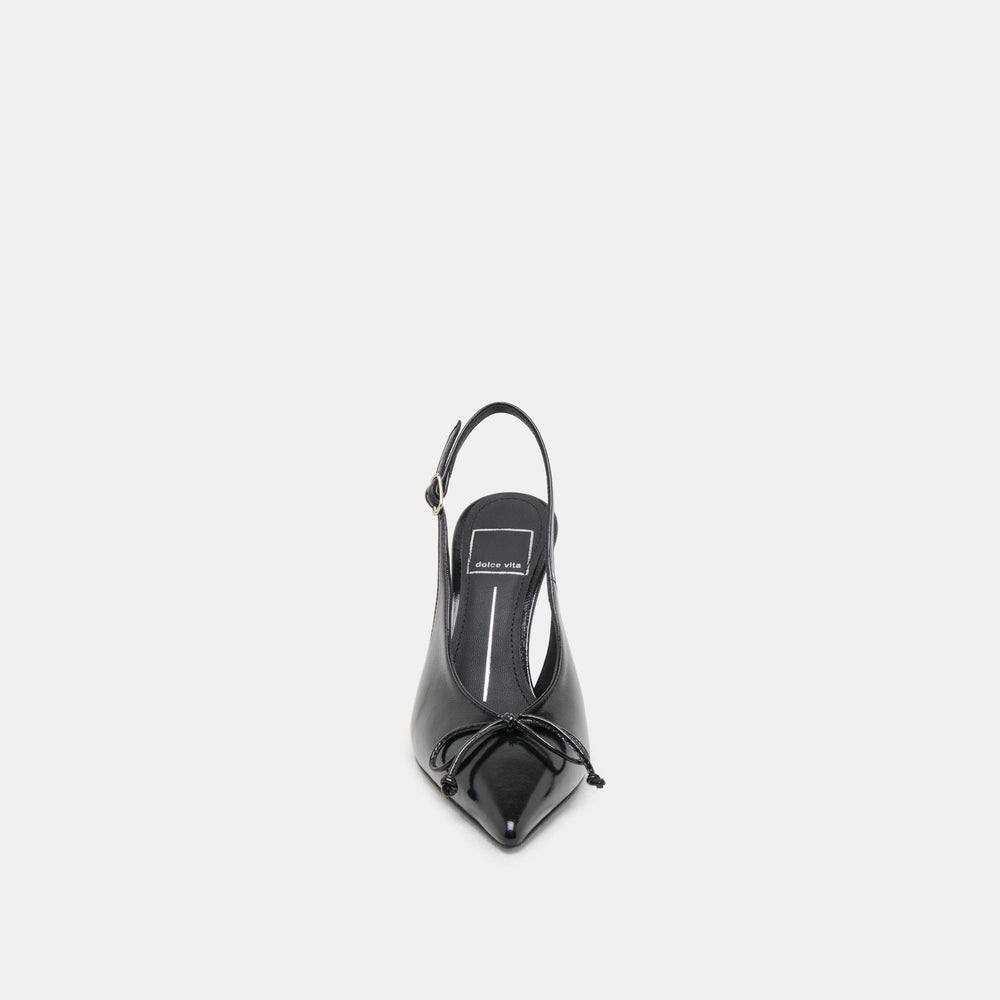 GEENA HEELS BLACK LEATHER
 – Dolce Vita / Dolce Vita