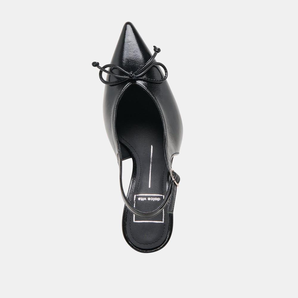 GEENA HEELS BLACK LEATHER
 – Dolce Vita / Dolce Vita