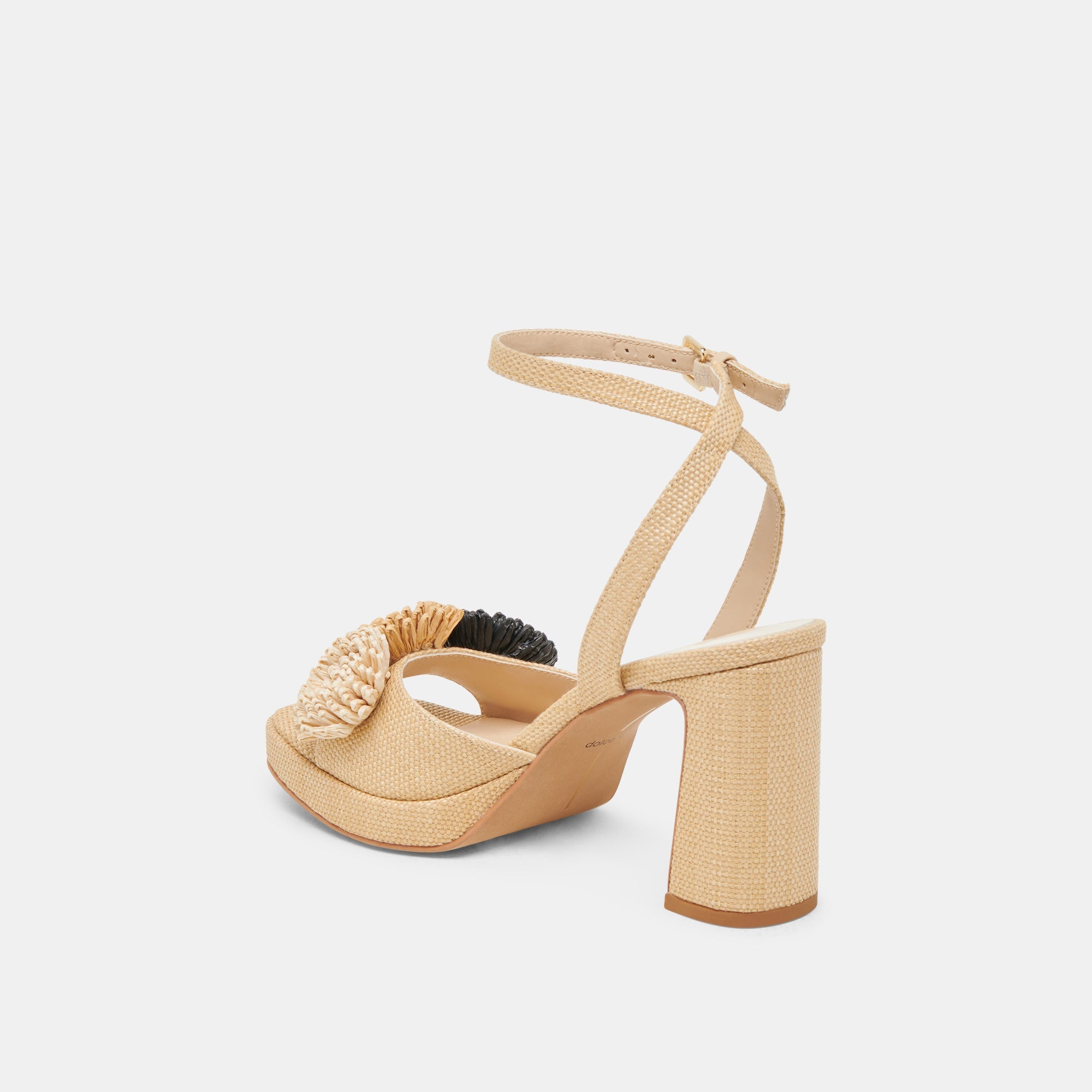 OLIVEA HEELS BLACK NATURAL RAFFIA
 – Dolce Vita / Dolce Vita