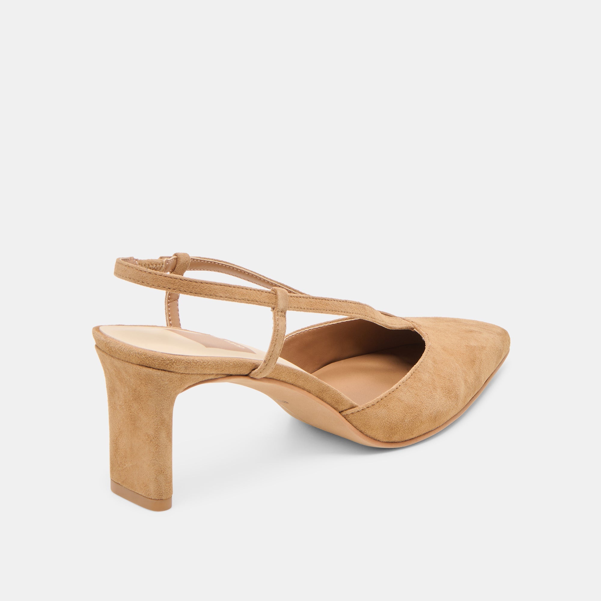 Ginay Lt Brown Suede Heels / Dolce Vita