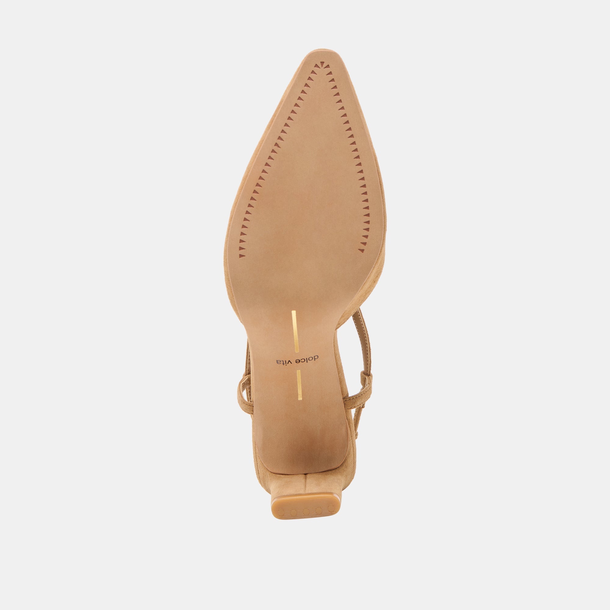 Ginay Lt Brown Suede Heels / Dolce Vita