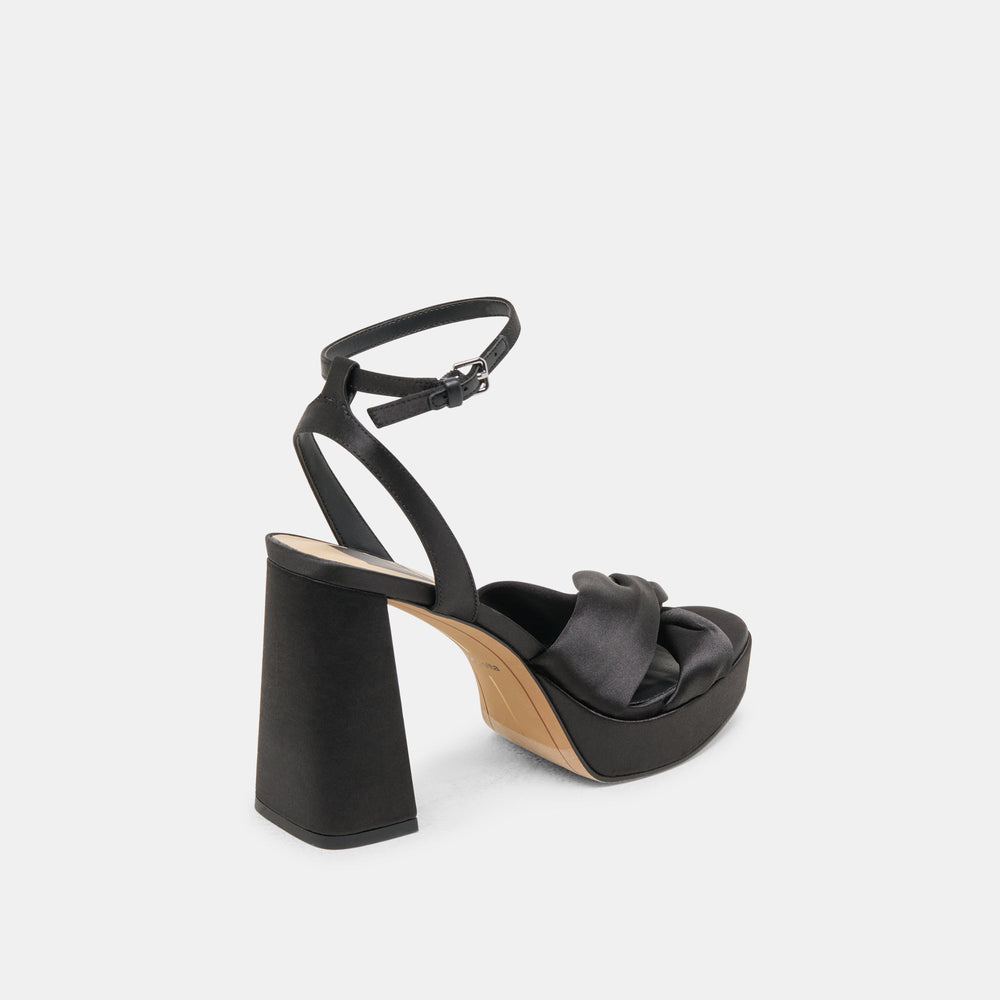 PARLO HEELS ONYX SATIN
 – Dolce Vita / Dolce Vita