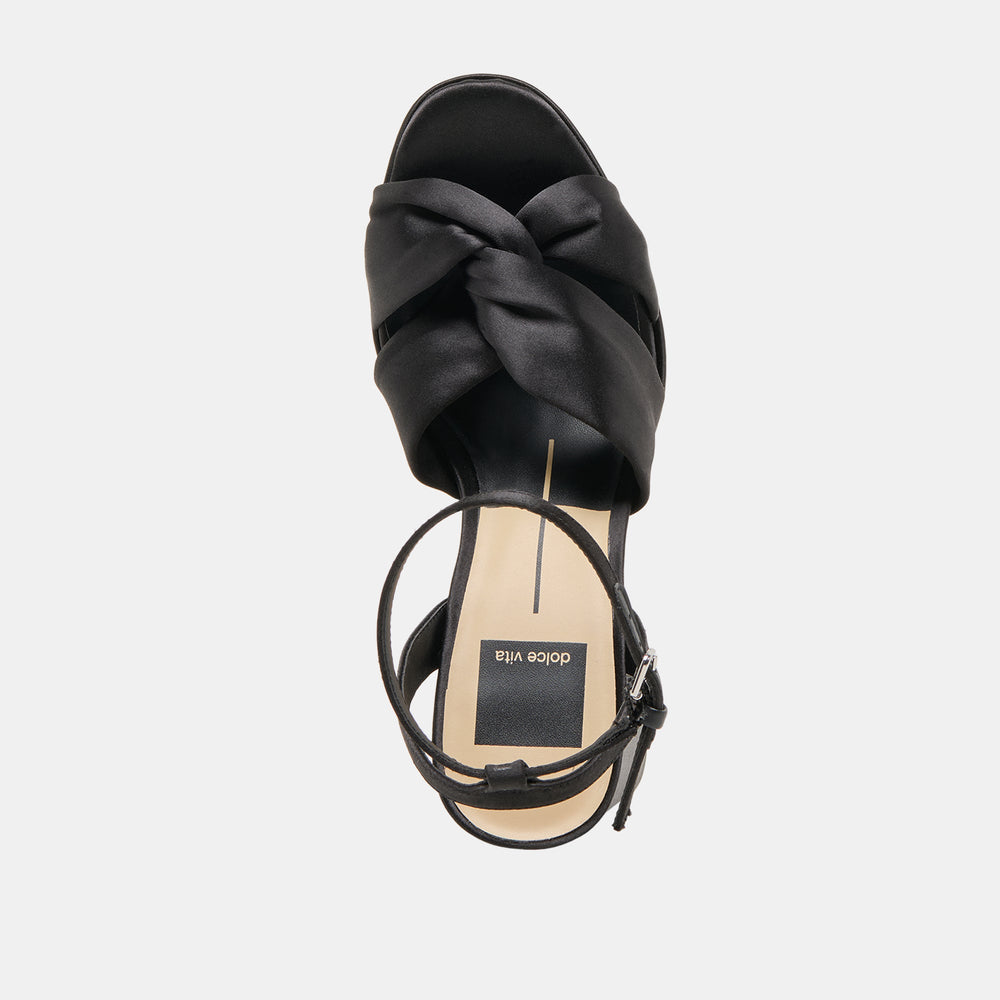 PARLO HEELS ONYX SATIN
 – Dolce Vita / Dolce Vita