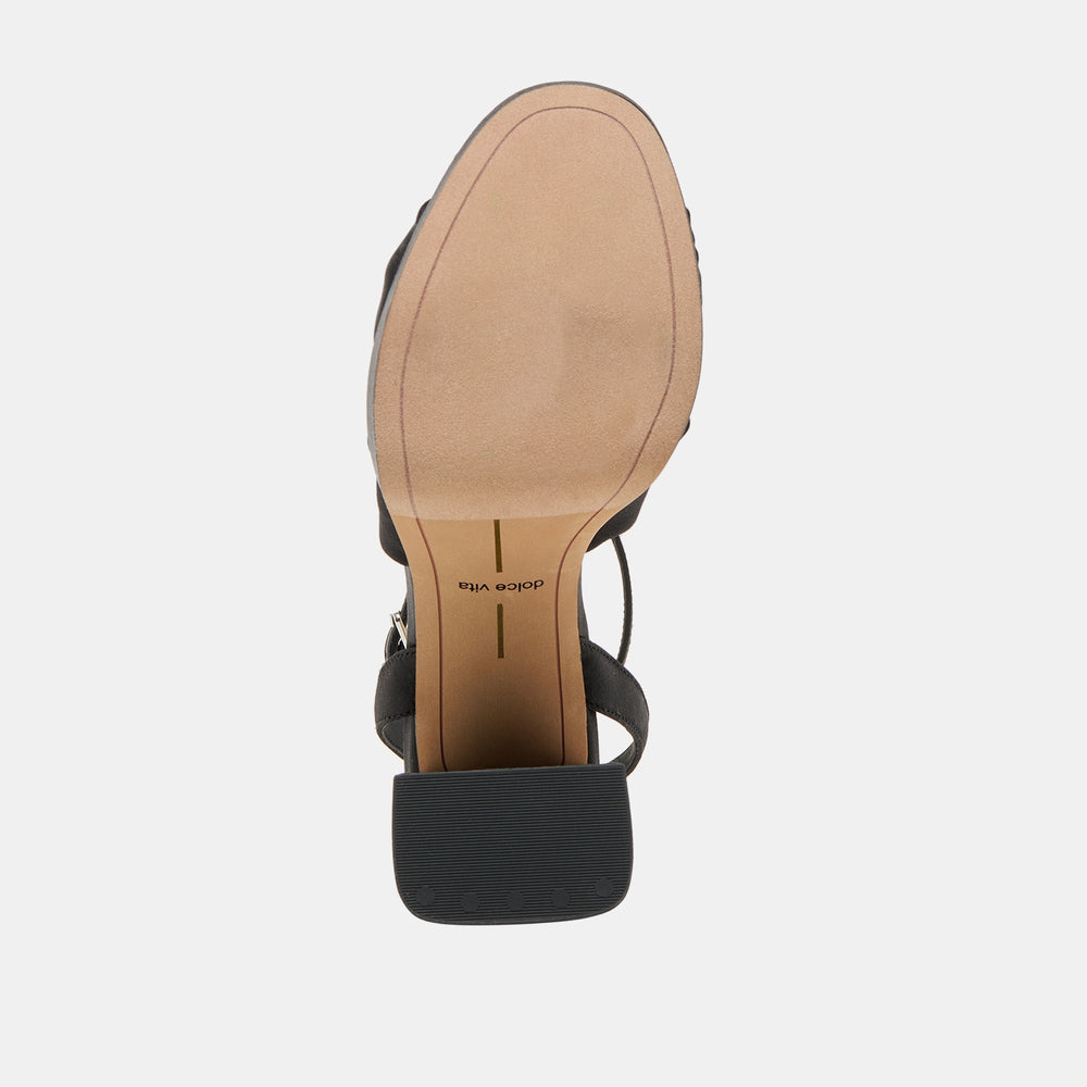 PARLO HEELS ONYX SATIN
 – Dolce Vita / Dolce Vita