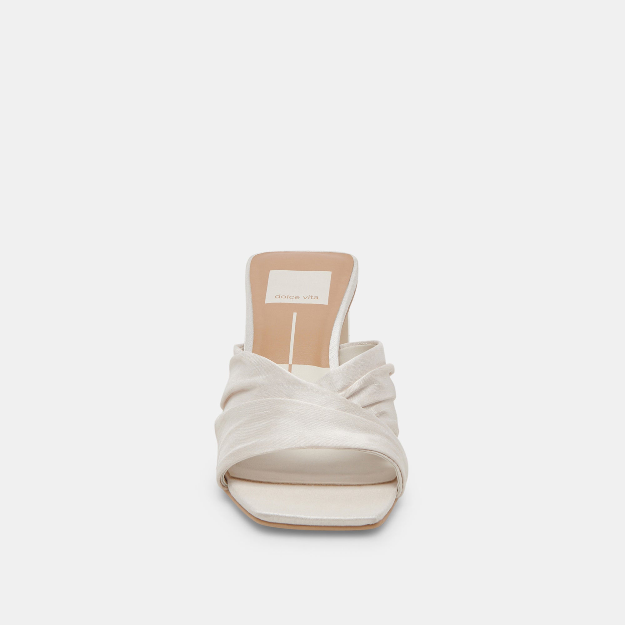 CARLAN HEELS OFF WHITE SILK
 – Dolce Vita / Dolce Vita