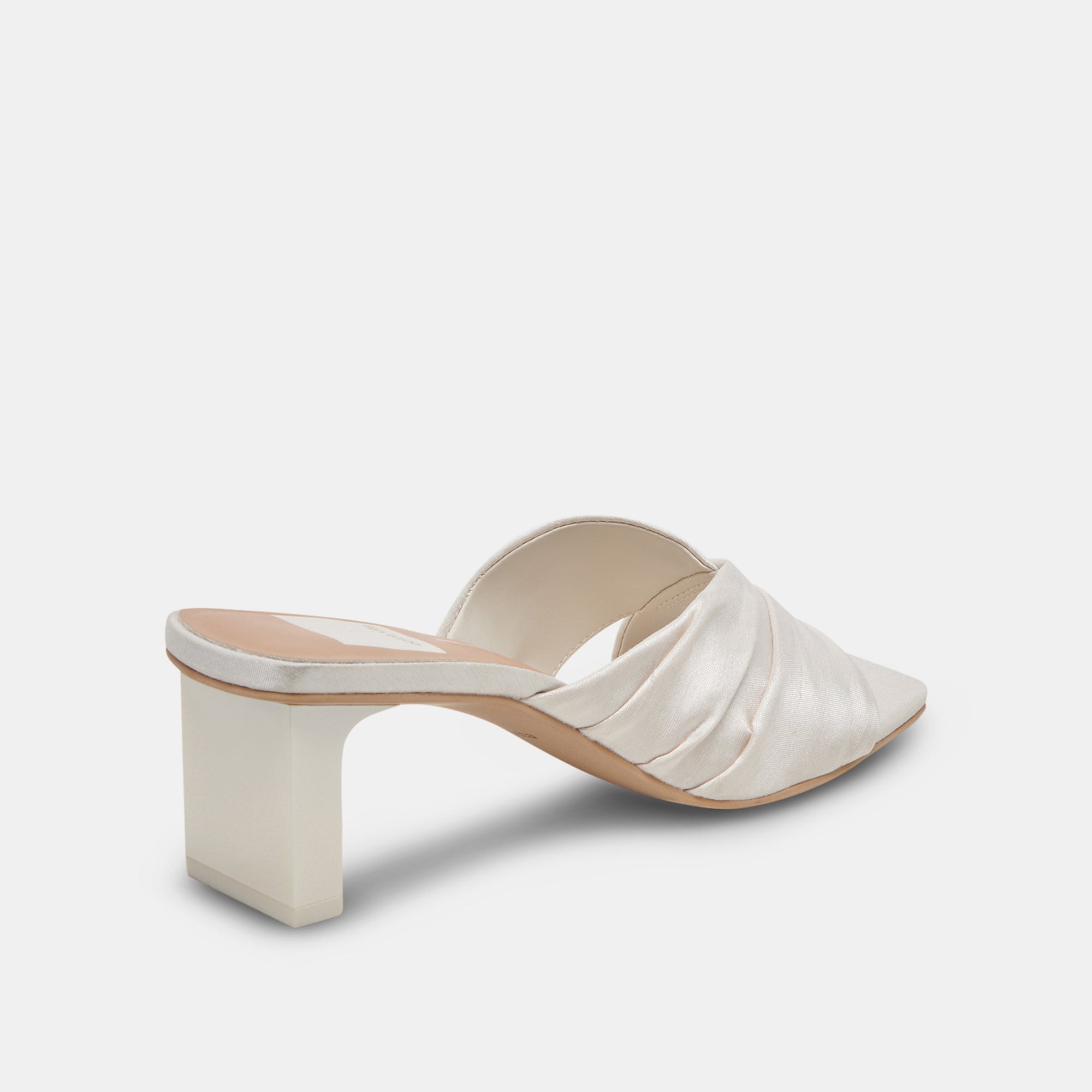 CARLAN HEELS OFF WHITE SILK
 – Dolce Vita / Dolce Vita