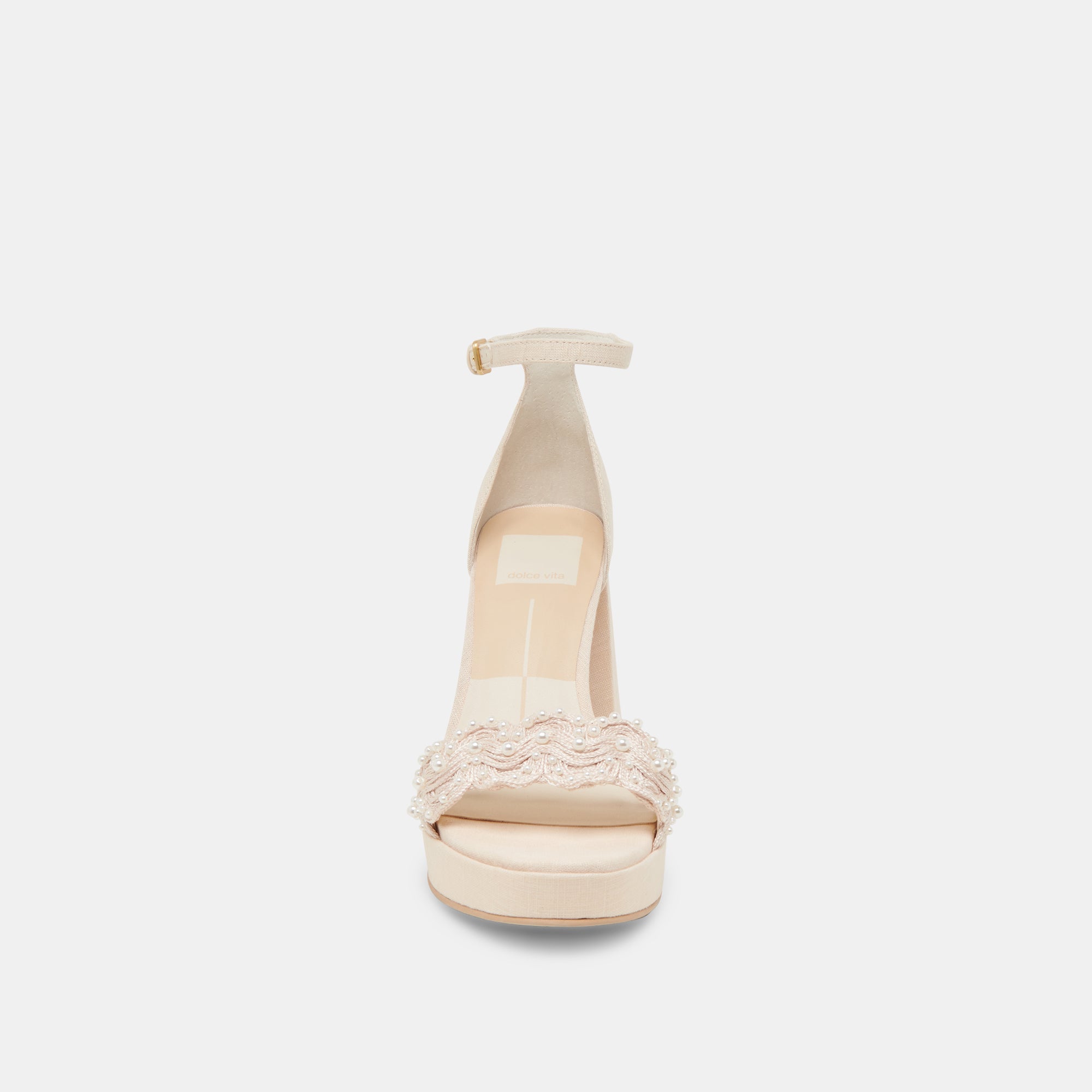 PELTIN PEARL HEELS VANILLA WOVEN RAFFIA
 – Dolce Vita / Dolce Vita