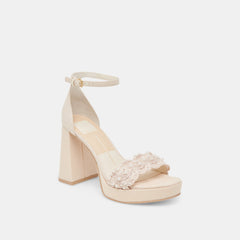 PELTIN PEARL HEELS VANILLA WOVEN RAFFIA
 – Dolce Vita / Dolce Vita