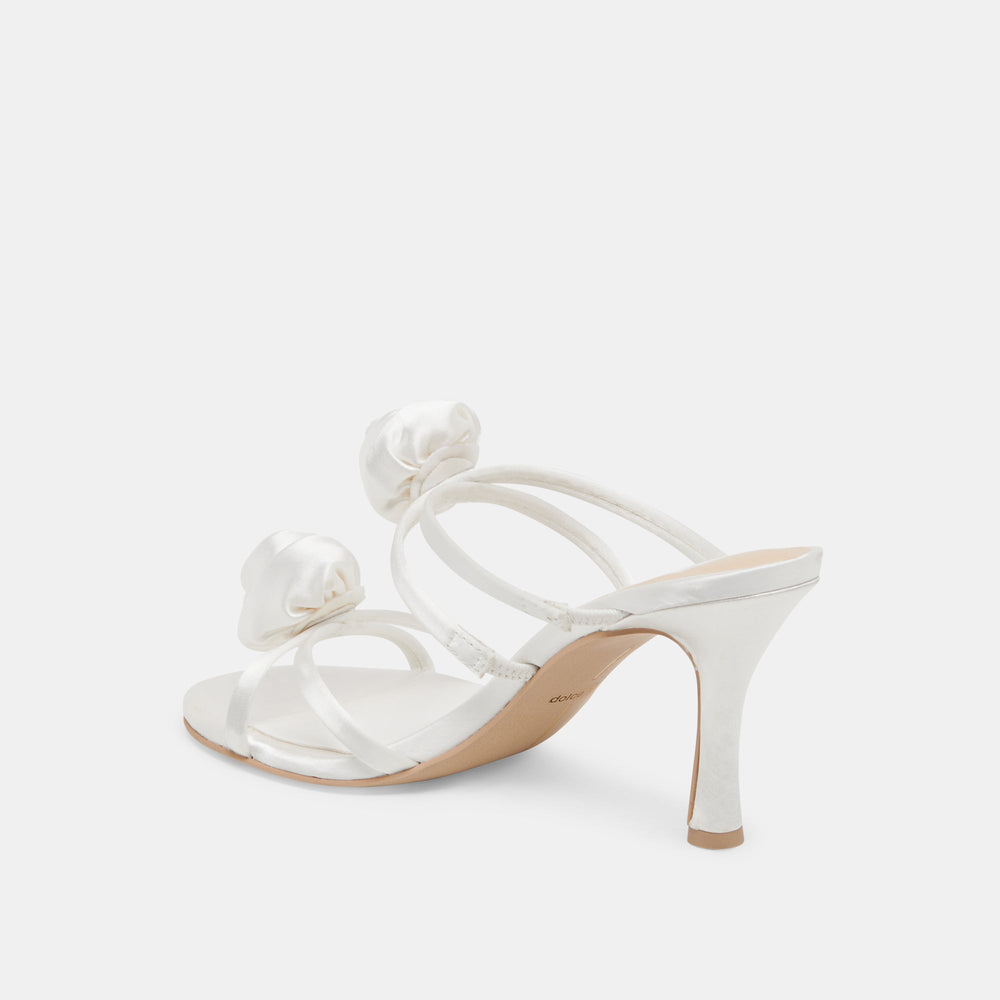 LINZY HEELS TRUE WHITE SATIN
 – Dolce Vita / Dolce Vita