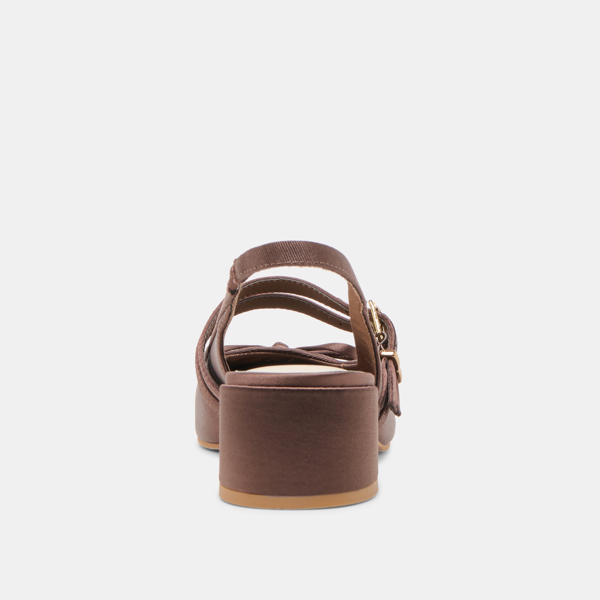 Loris Mahogany Satin Heels / Dolce Vita
