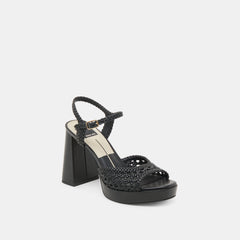 PEYTEN HEELS BLACK WOVEN STELLA
 – Dolce Vita / Dolce Vita