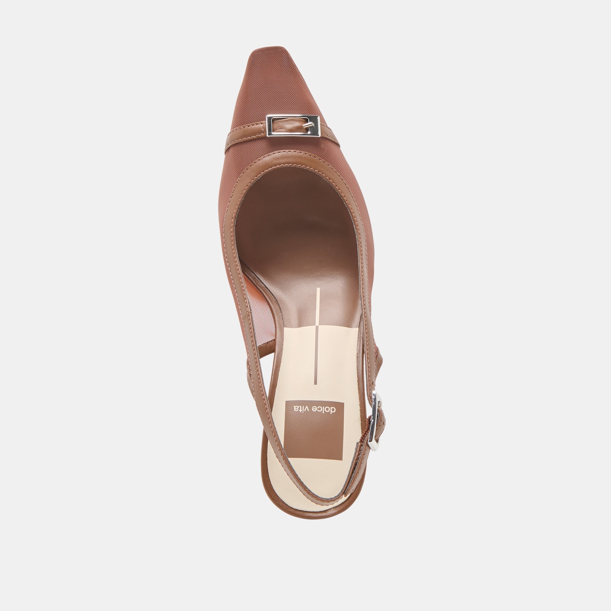 Lorine Espresso Mesh Heels / Dolce Vita