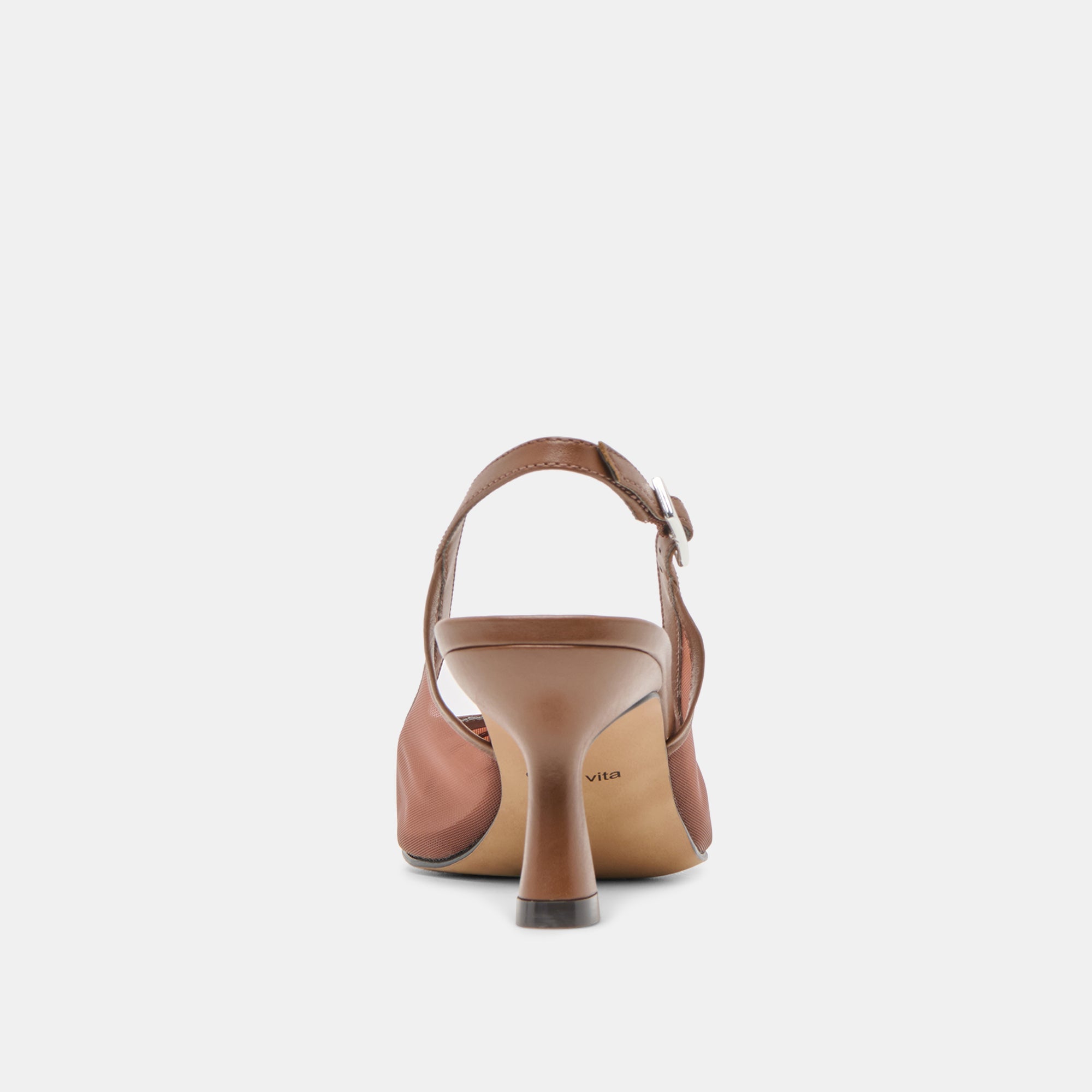 Lorine Espresso Mesh Heels / Dolce Vita