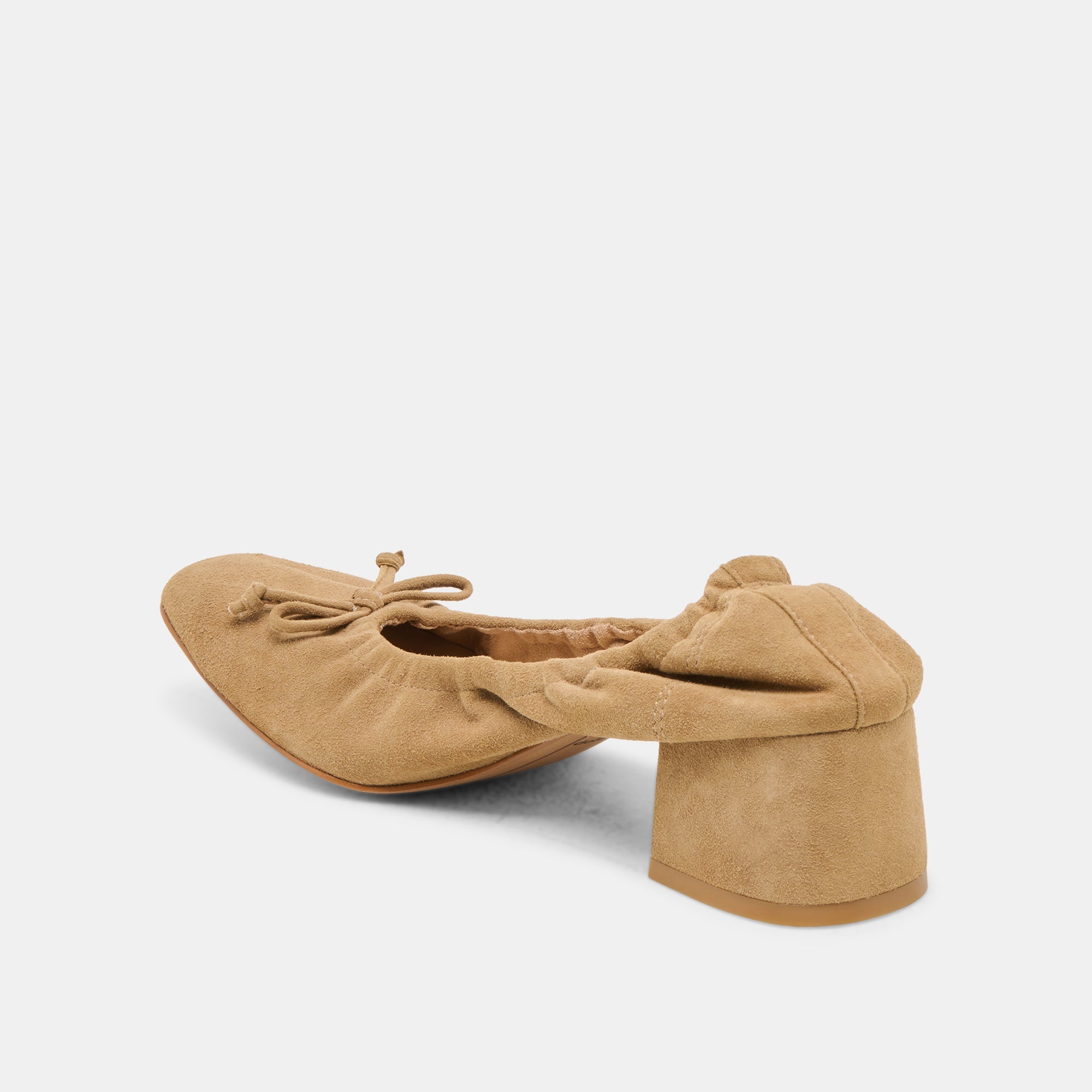 Karmin Dk Taupe Suede Heels / Dolce Vita