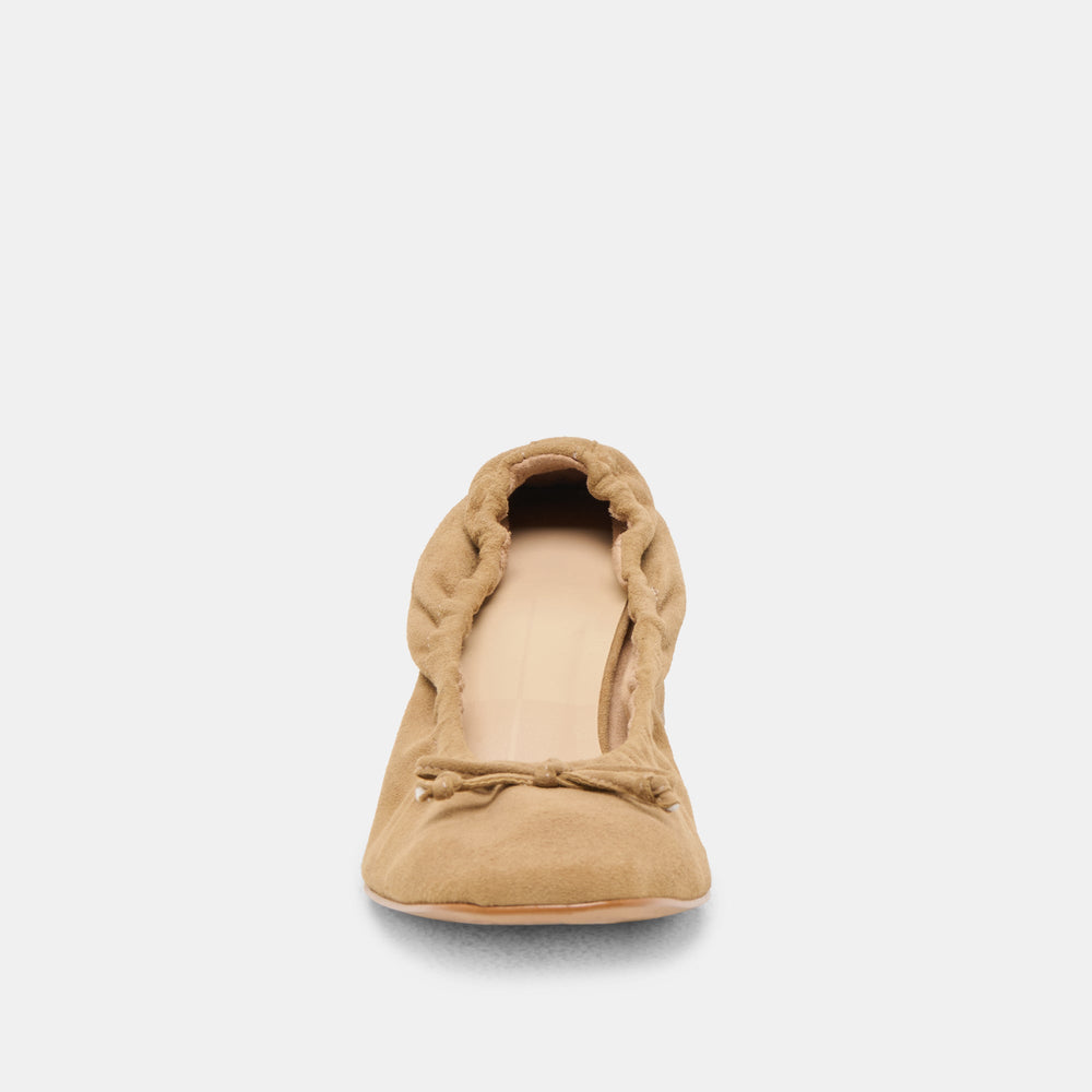 Karmin Dk Taupe Suede Heels / Dolce Vita