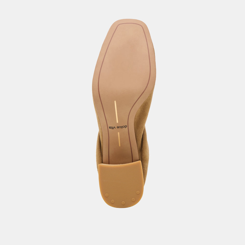 Karmin Dk Taupe Suede Heels / Dolce Vita