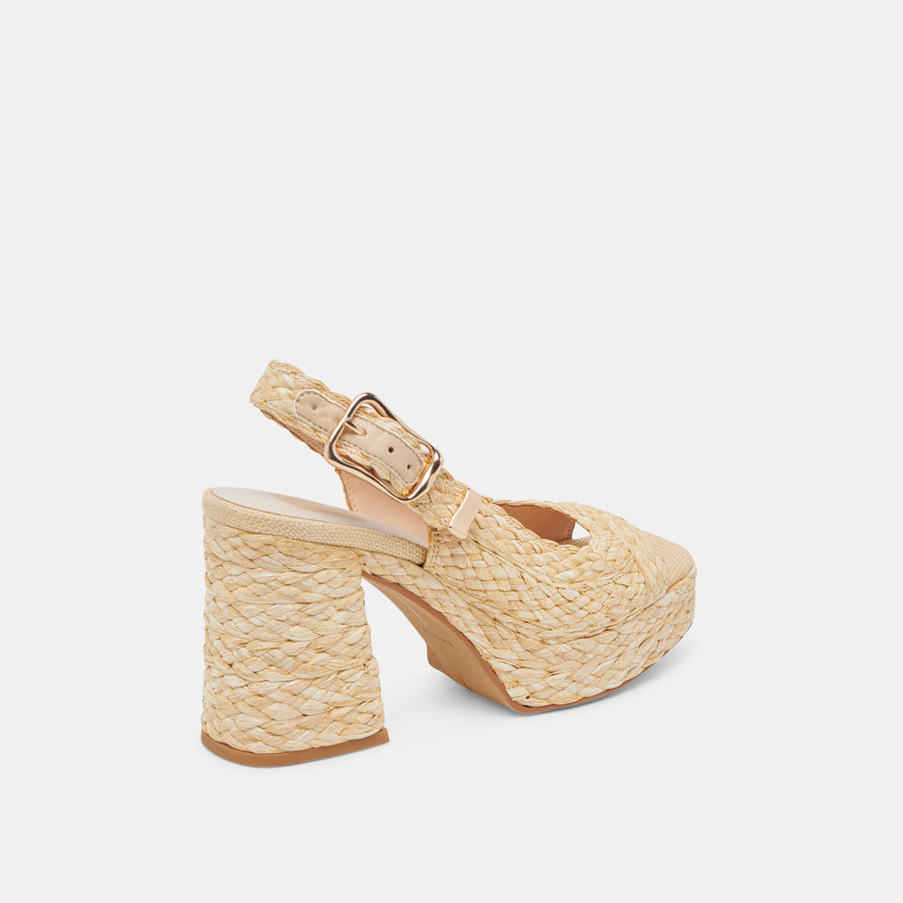 FLORES HEELS NATURAL RAFFIA
 – Dolce Vita / Dolce Vita
