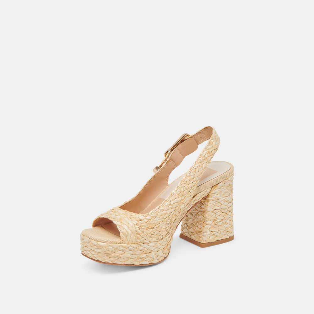 FLORES HEELS NATURAL RAFFIA
 – Dolce Vita / Dolce Vita