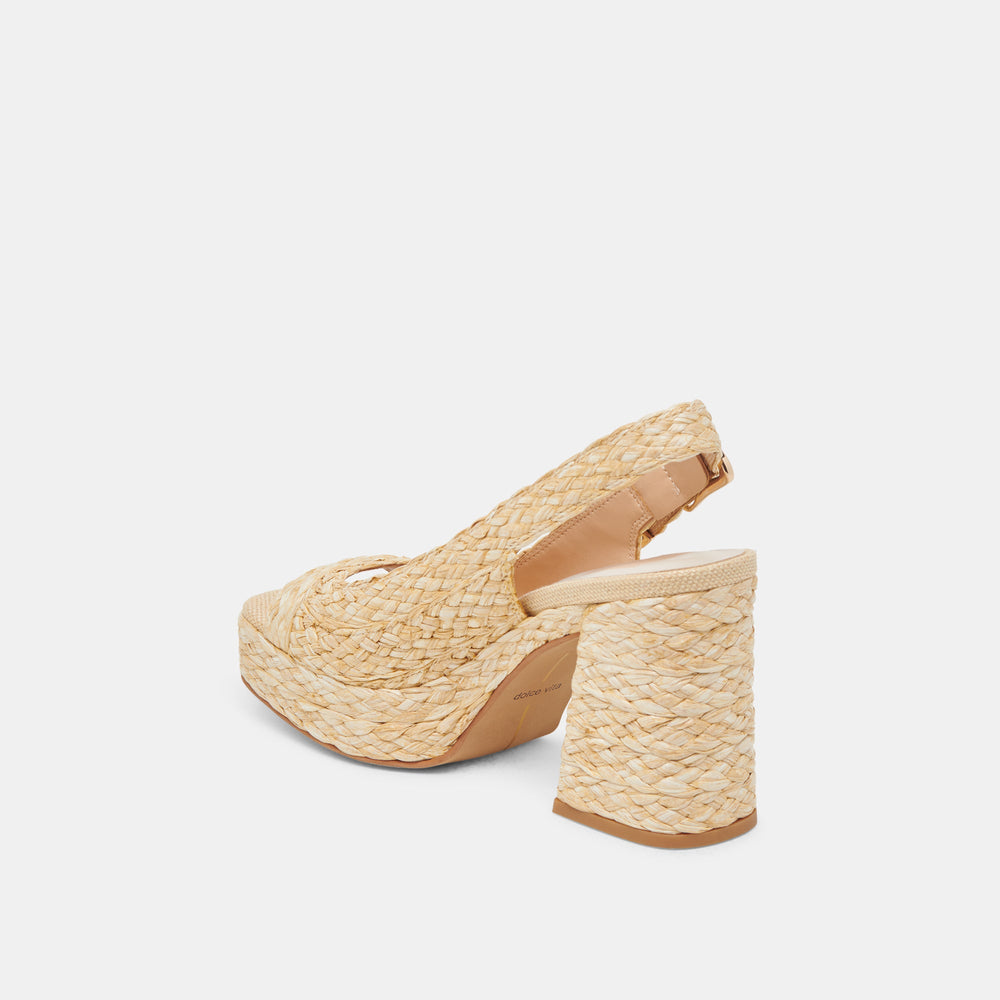 FLORES HEELS NATURAL RAFFIA
 – Dolce Vita / Dolce Vita