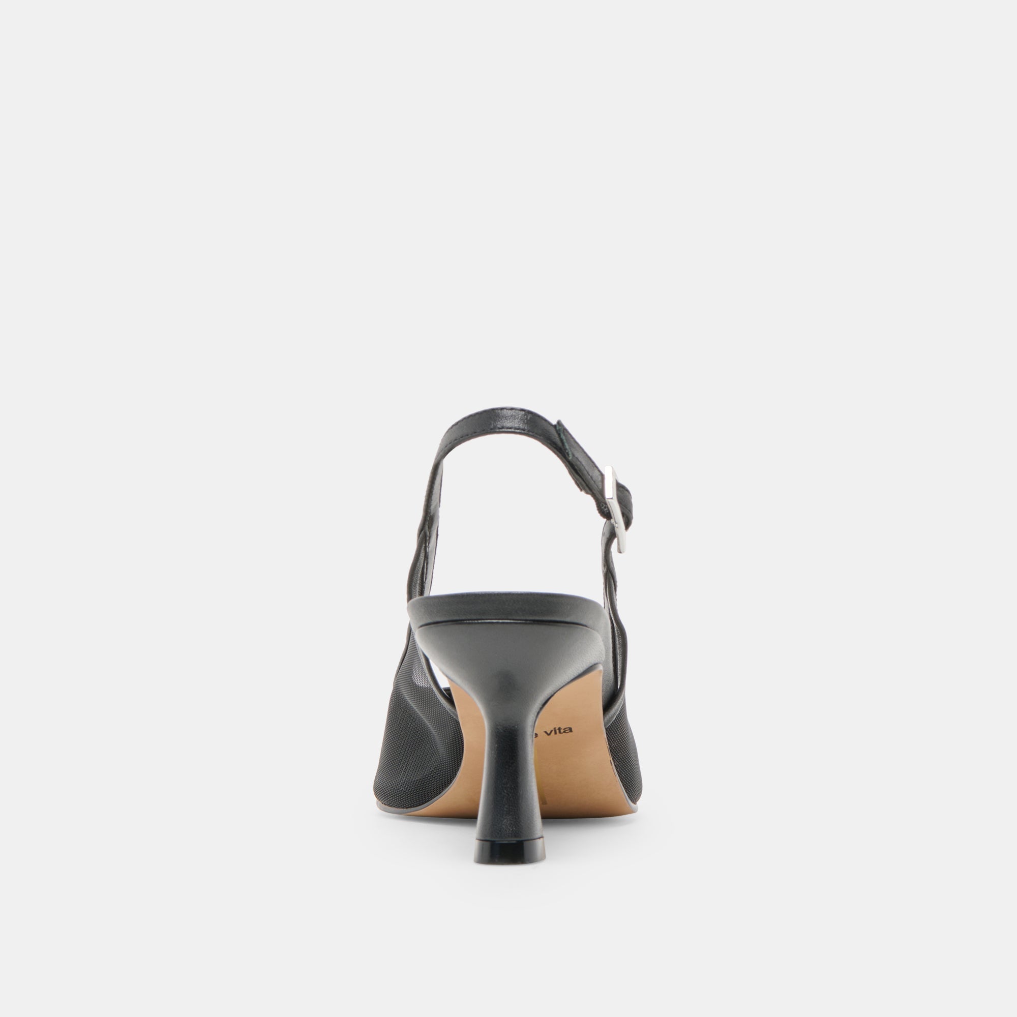 Lorine Onyx Mesh Heels / Dolce Vita
