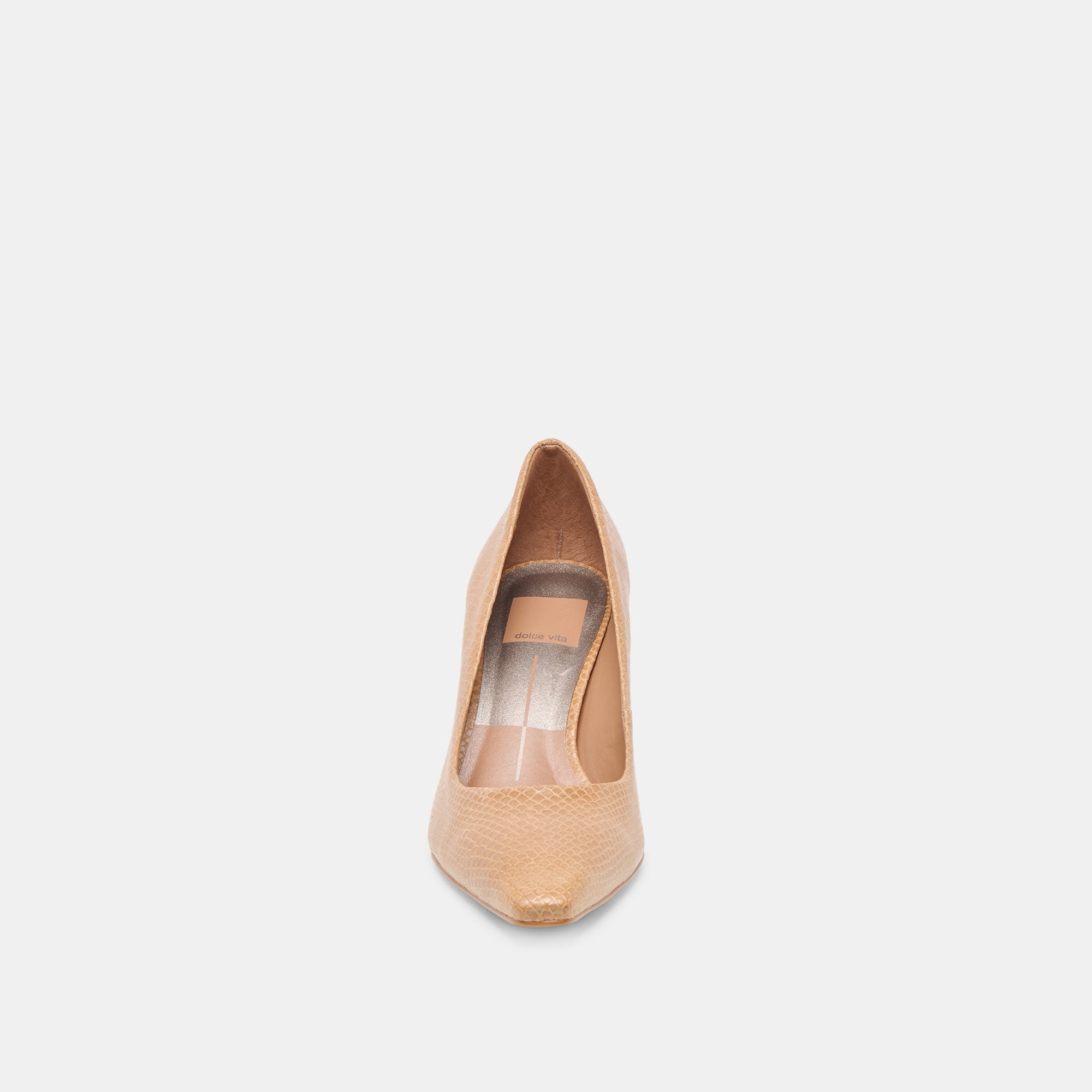 Briona Whiskey Embossed Leather Heels / Dolce Vita
