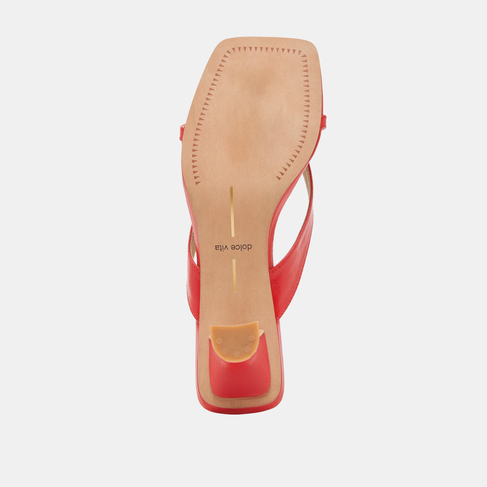 BREVEL WIDE HEELS CHILI LEATHER
 – Dolce Vita / Dolce Vita