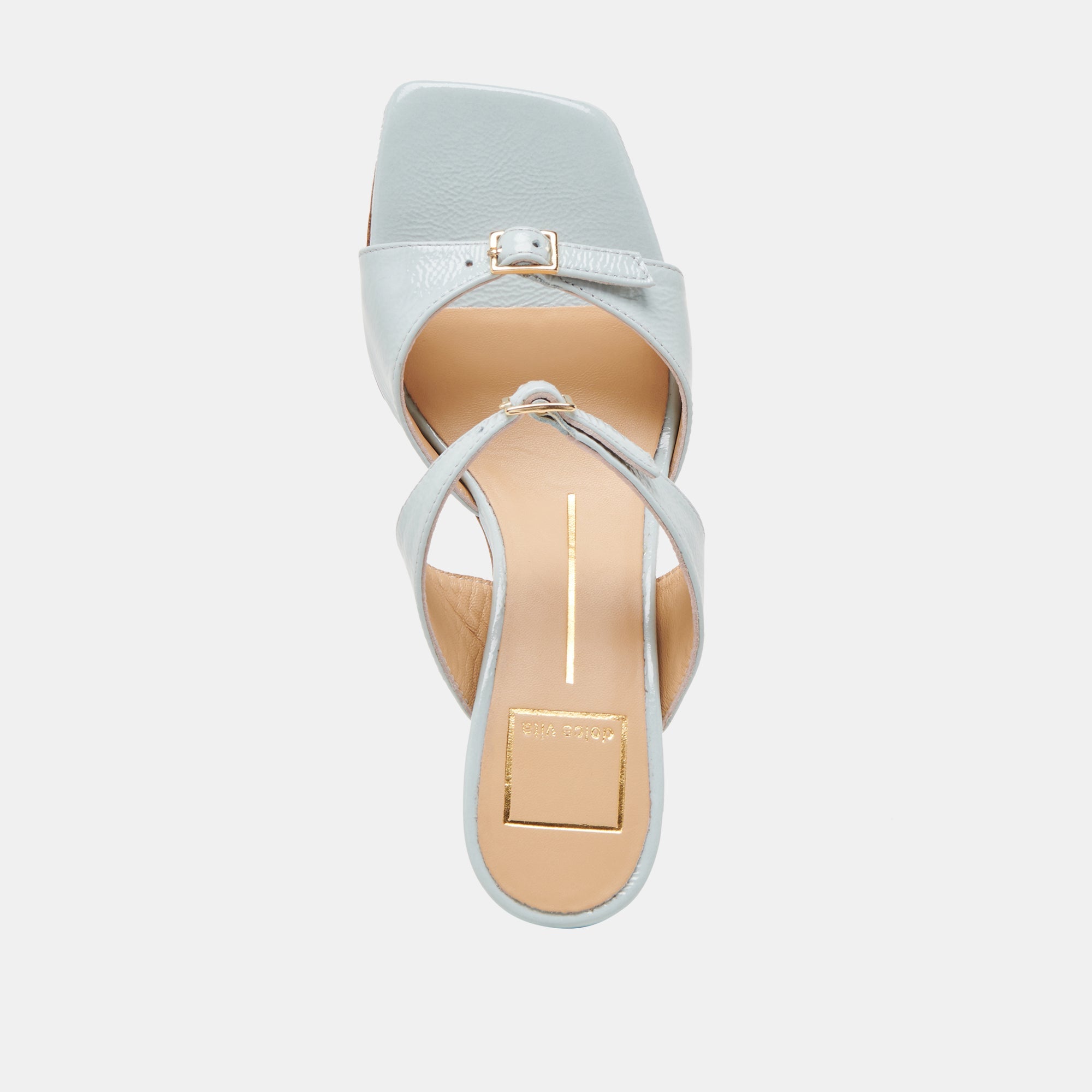 SHANE HEELS ICE BLUE CRINKLE PATENT
 – Dolce Vita / Dolce Vita