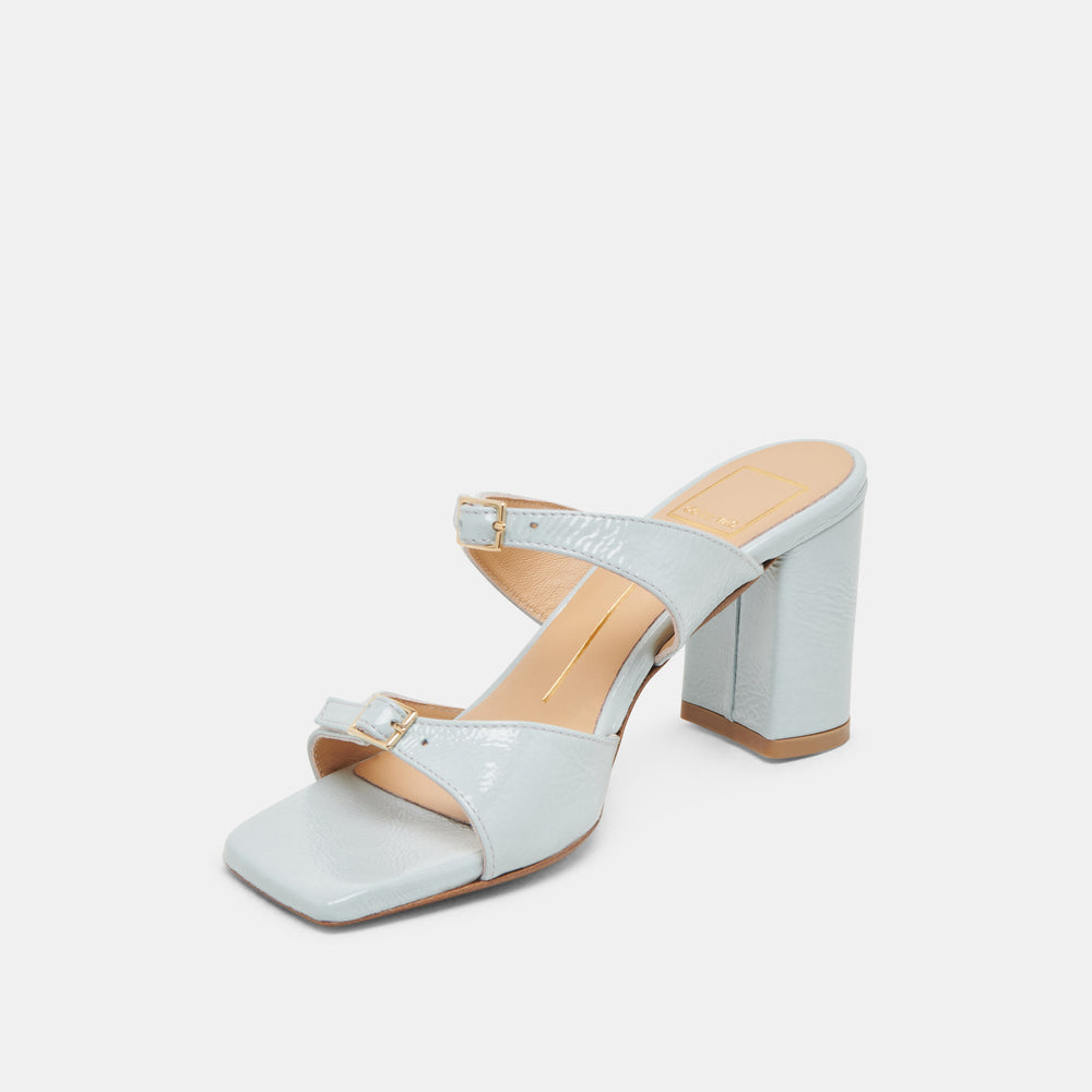 SHANE HEELS ICE BLUE CRINKLE PATENT
 – Dolce Vita / Dolce Vita