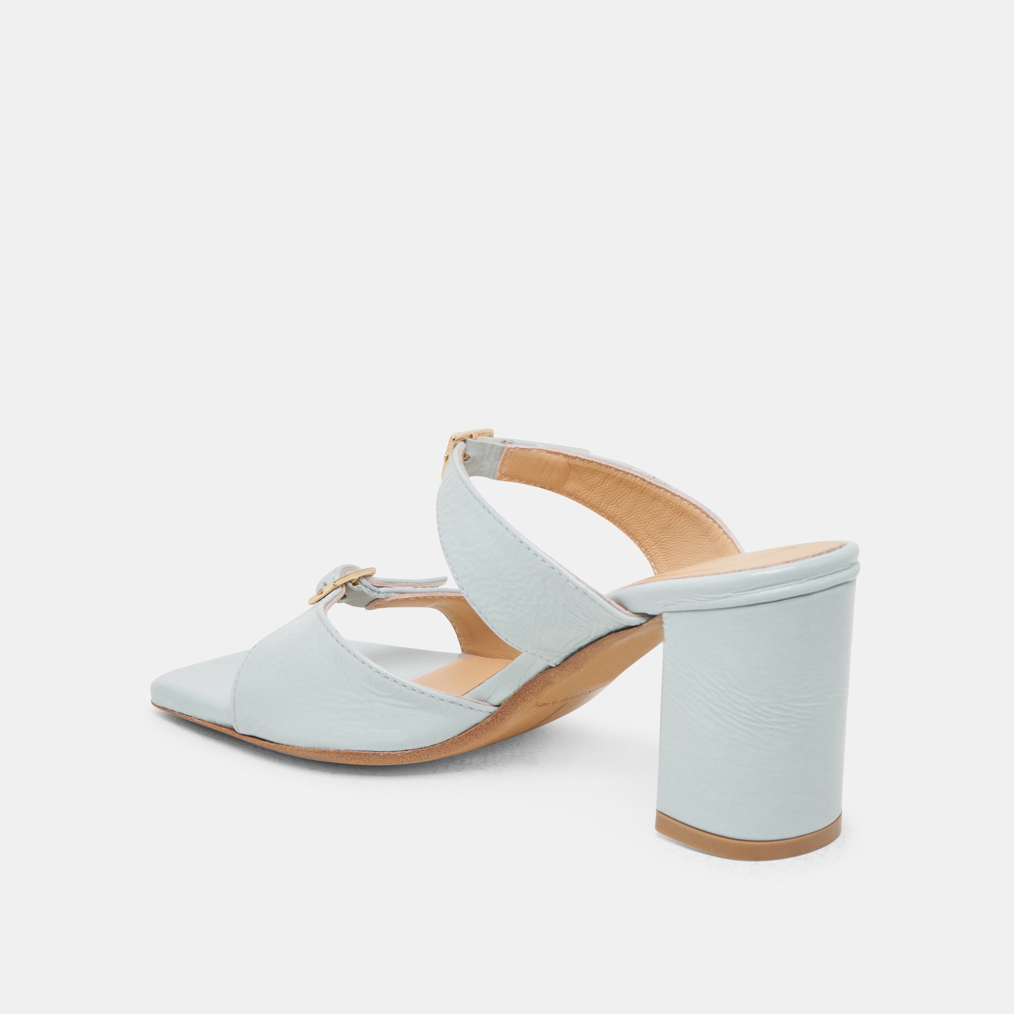 SHANE HEELS ICE BLUE CRINKLE PATENT
 – Dolce Vita / Dolce Vita