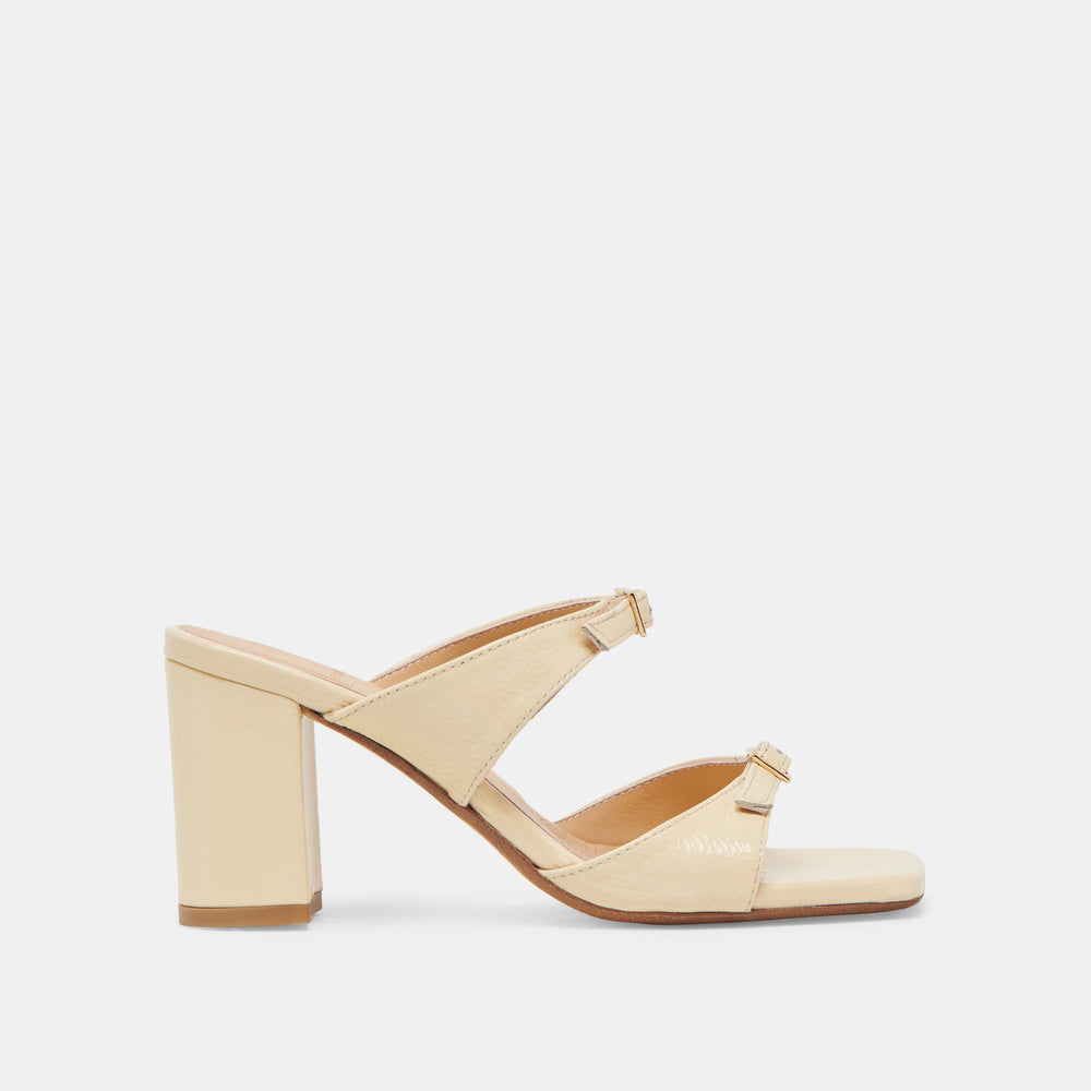 SHANE HEELS LIGHT YELLOW CRINKLE PATENT
 – Dolce Vita / Dolce Vita