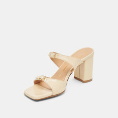 SHANE HEELS LIGHT YELLOW CRINKLE PATENT
 – Dolce Vita / Dolce Vita