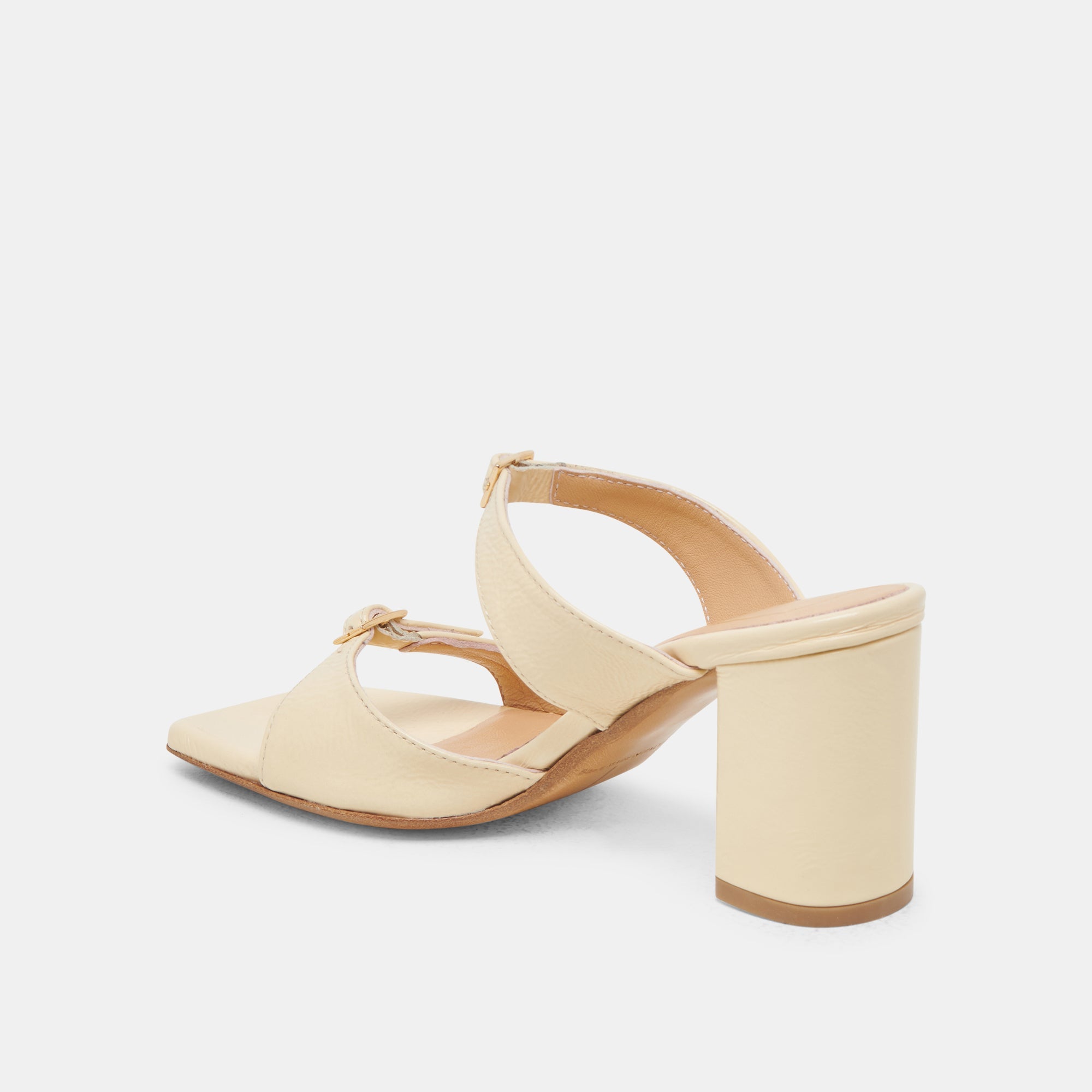 SHANE HEELS LIGHT YELLOW CRINKLE PATENT
 – Dolce Vita / Dolce Vita