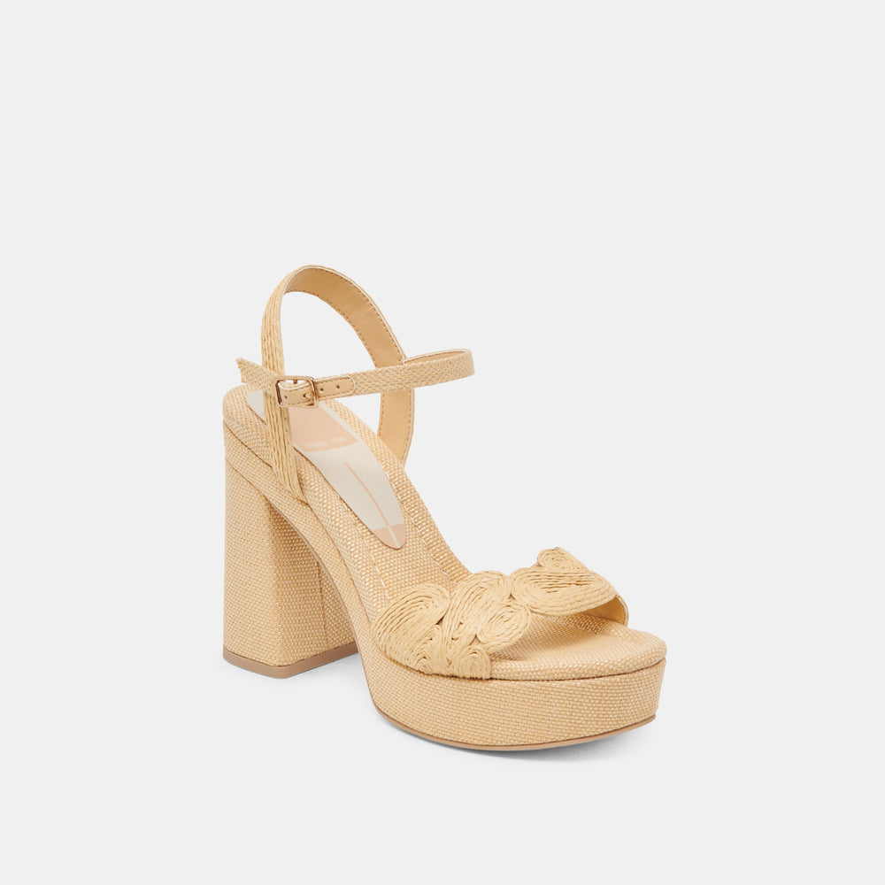 TINAYA HEELS LT NATURAL RAFFIA
 – Dolce Vita / Dolce Vita