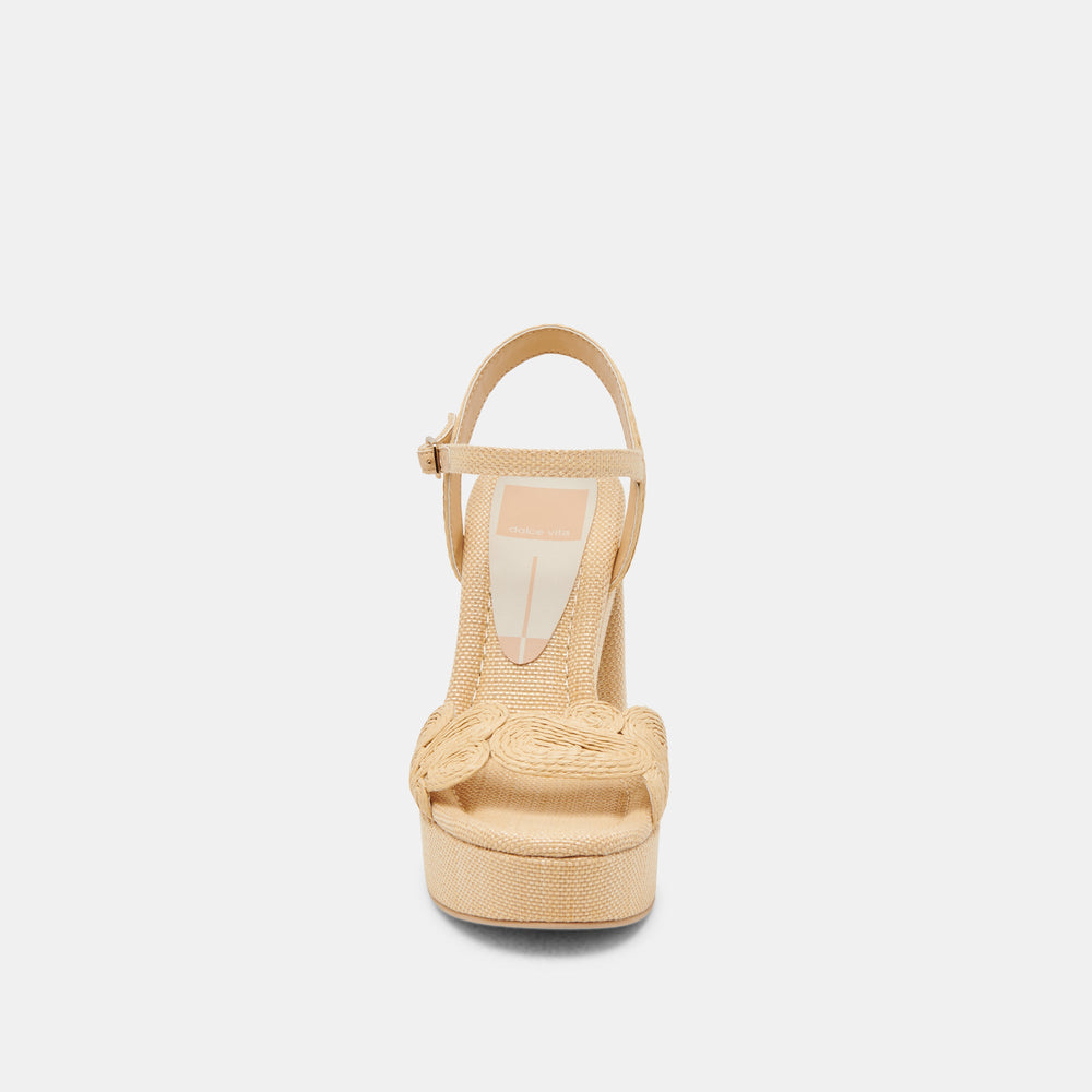 TINAYA HEELS LT NATURAL RAFFIA
 – Dolce Vita / Dolce Vita