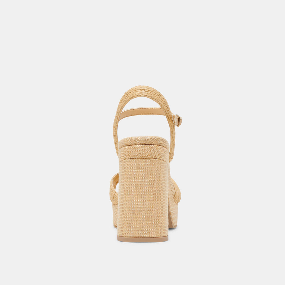 TINAYA HEELS LT NATURAL RAFFIA
 – Dolce Vita / Dolce Vita